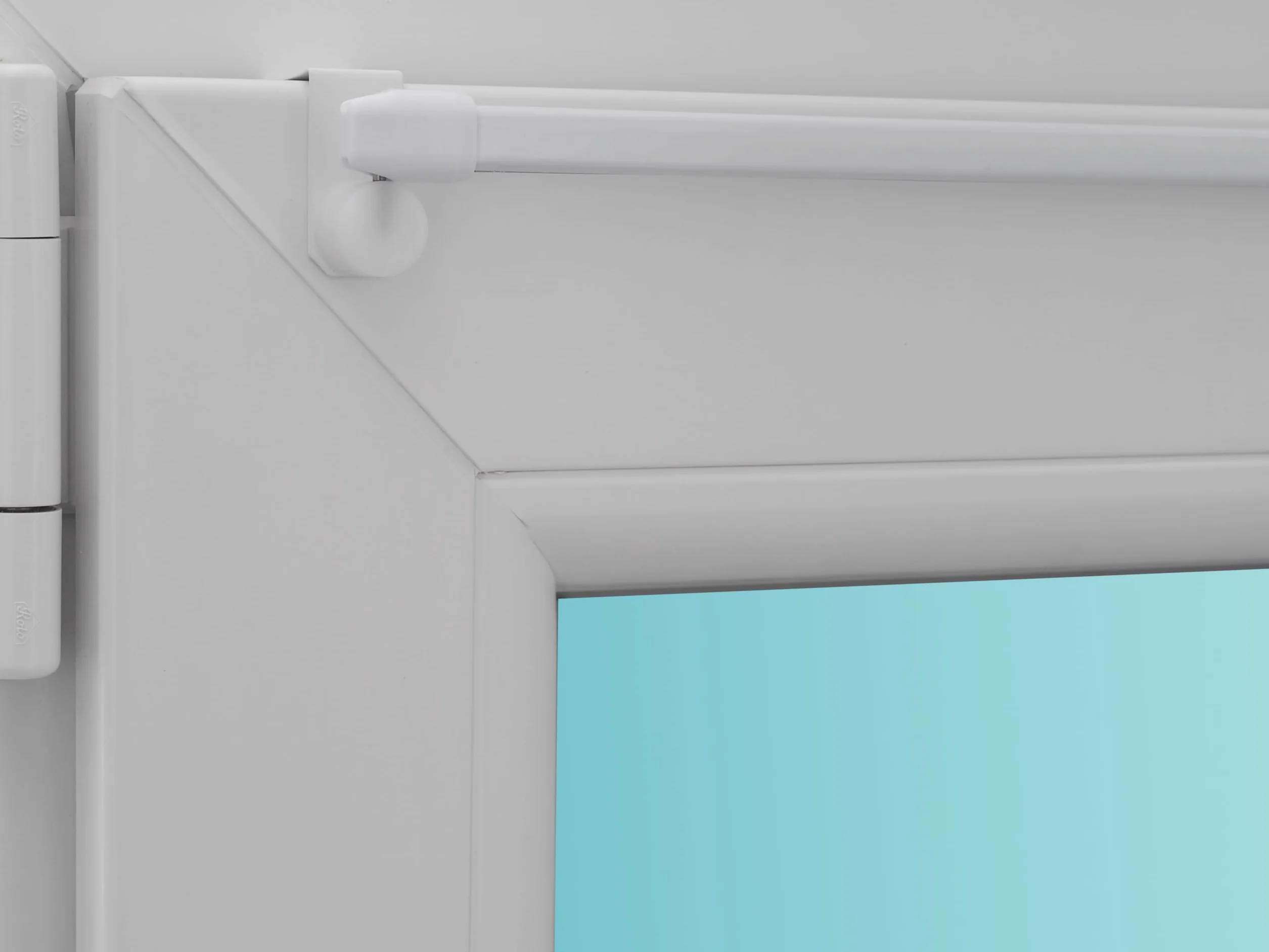 Dekondo Karnisz Easy biały rozsuwany zakres mocowania 15-20mm 80-100cm