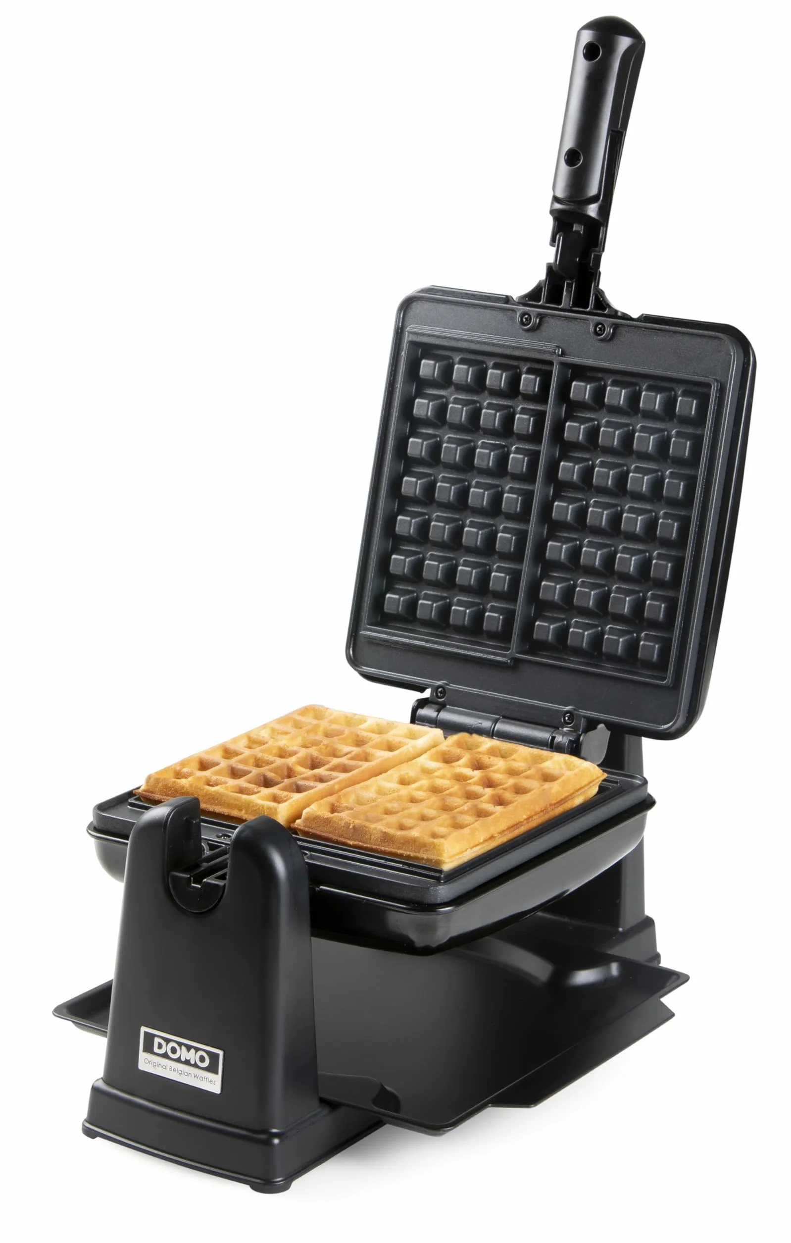 Domo DO9224W bk rottierendes Waffeleisen