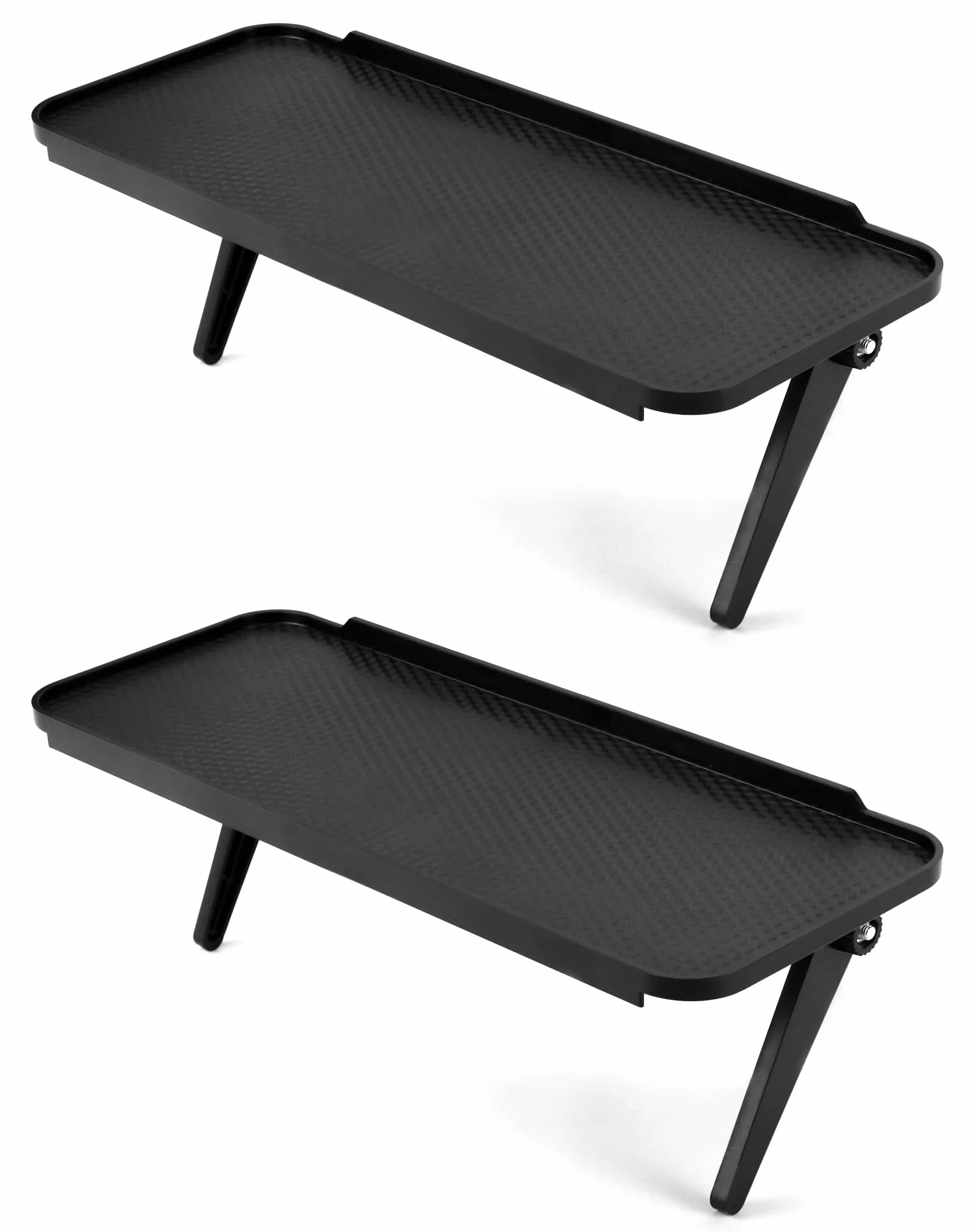QWORK 2 szt. Górna półka na telewizor, górna półka na ekran, plastikowa 120 X 310 mm, na telewizor, router, kamerę, konsolę do gier, pilot zdalnego sterowania