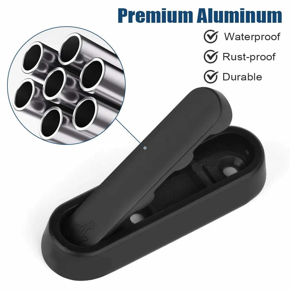 flintronic 2 szt. Wieszak ścienny chowane haczyki, aluminiowy metalowy składany wieszak ścienny wieszak na ubrania wieszaki na szaliki, torebki i inne, do kuchni, pokoju