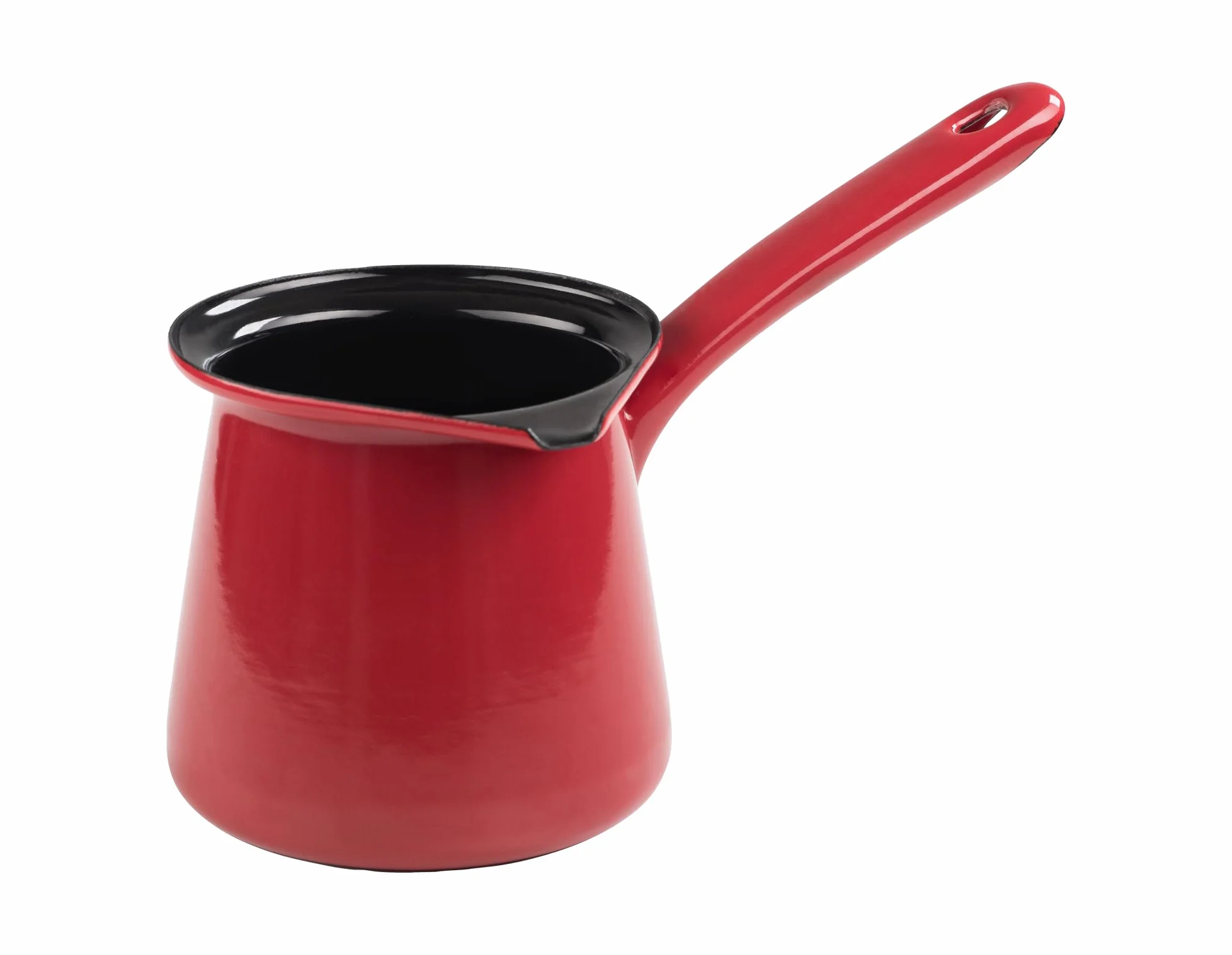 Riess Czajnik do Kawy Emaliowany Indukcyjny 0,75 l Czerwony 11 cm