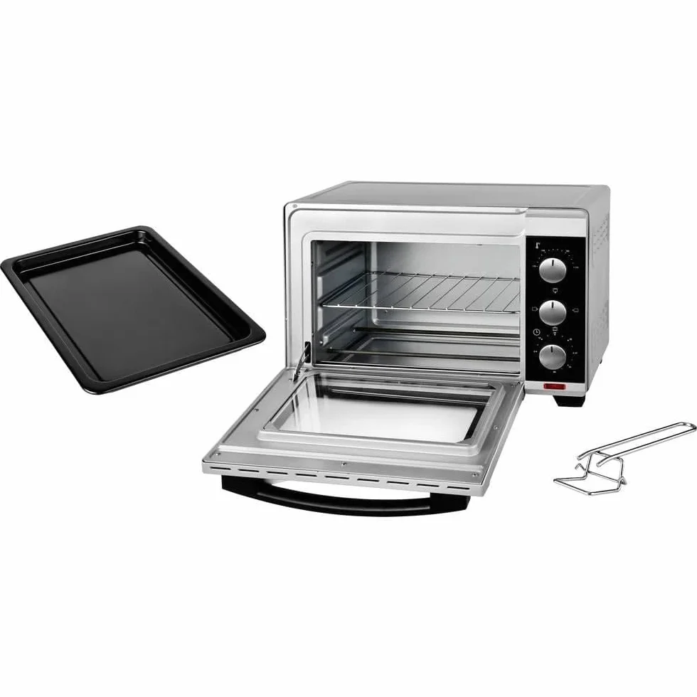 Kalorik Piekarnik 19 l TKG OT 2011 SR 1280 W mini piekarnik z termostatem grill timer srebrny
