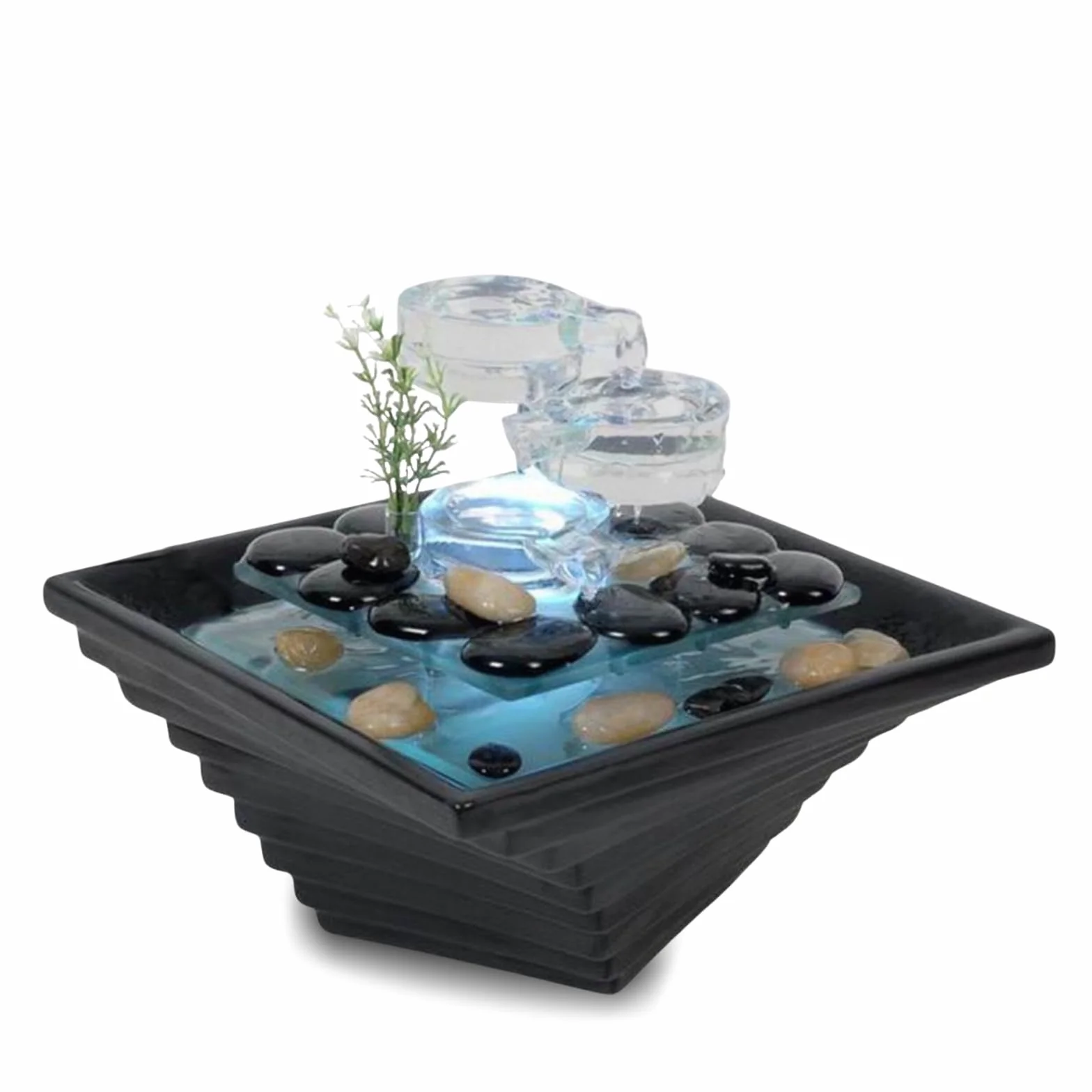 Himalaya SCFV16 Zen'Light fontanna wewnętrzna czarna 23 x 23 x 20 cm