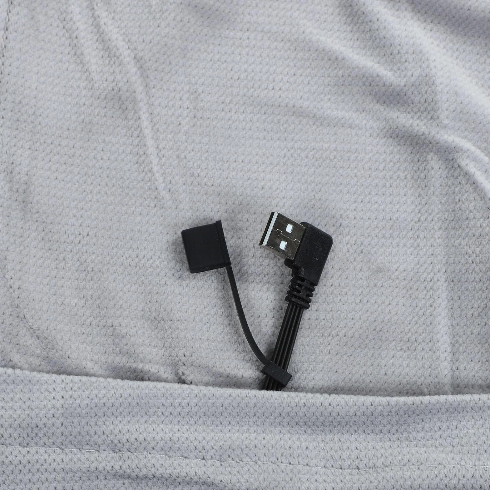 Podgrzewany Koc do Noszenia USB 3 Ustawienia Ogrzewania Elektryczne Poncho
