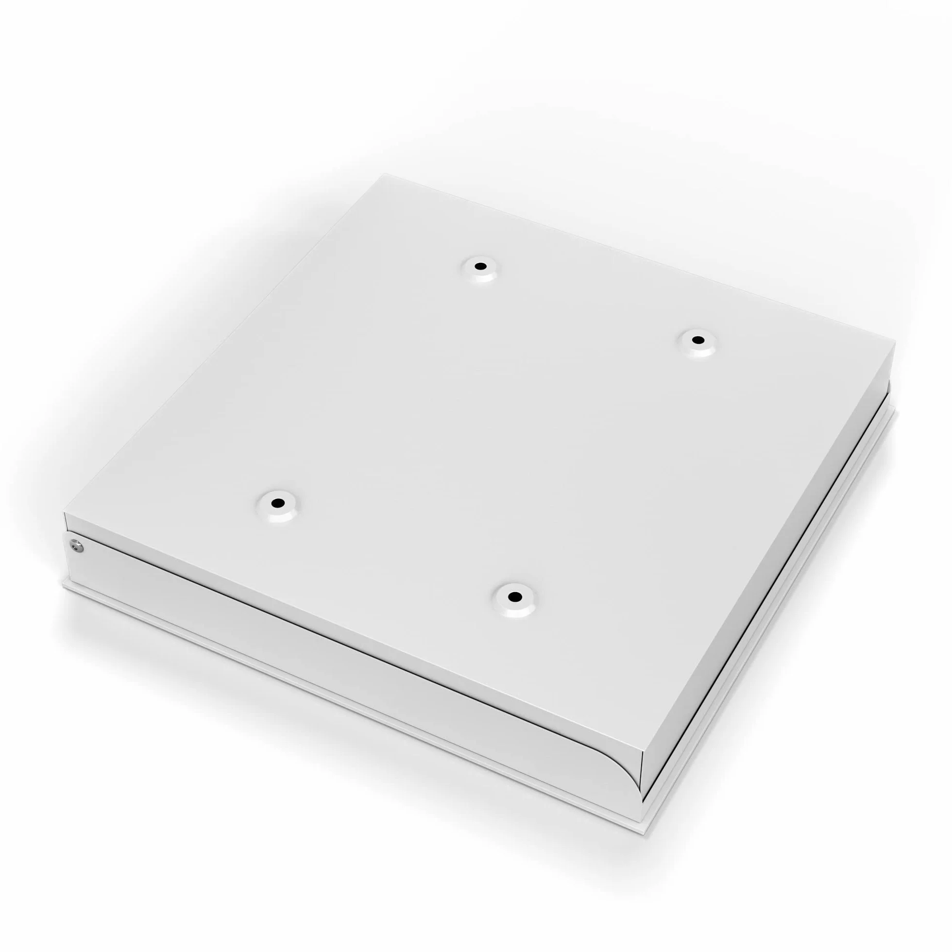 DEQORI Skrzynka na klucze 30x30 cm szklana metalowa 50 haczyków 2 magnesy