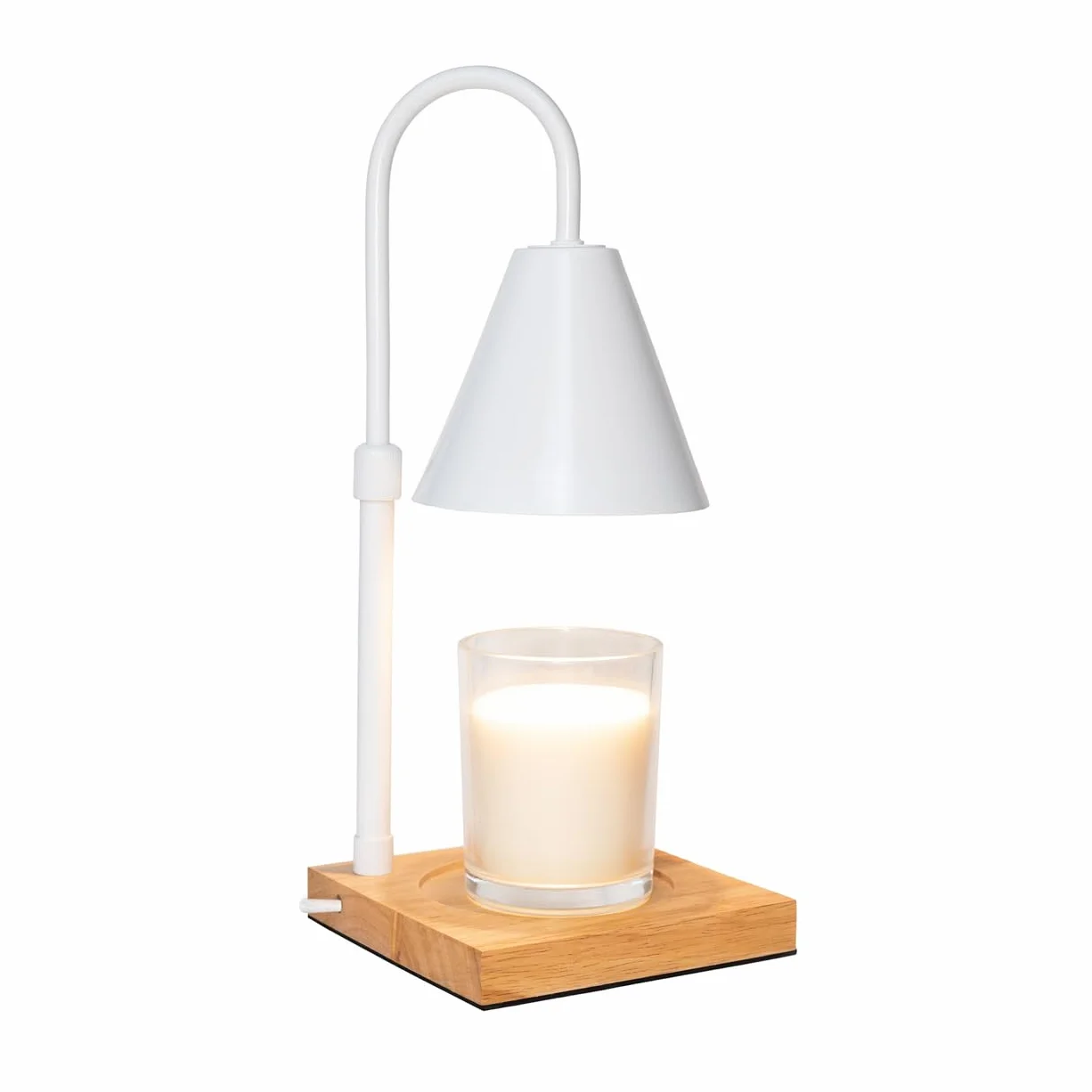 Flamingueo Lampa Podgrzewacza Świec z Timerem, Regulowana Intensywność, Candle Warmer Lamp
