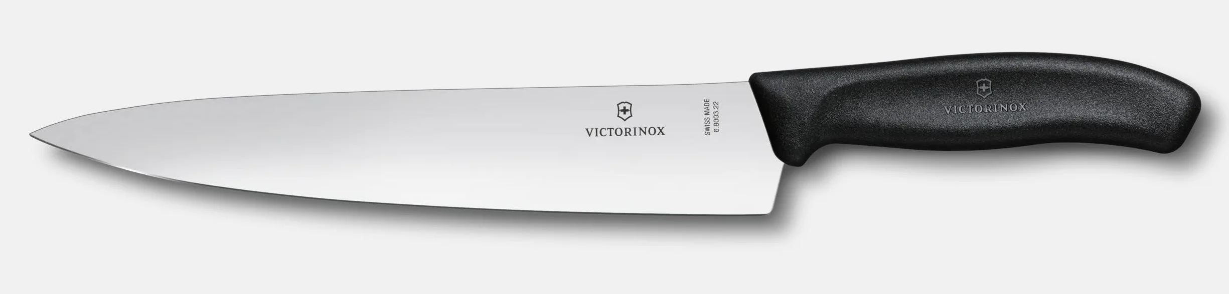 Victorinox Swiss Classic Tranchiermesser 6.8003.22B Extra scharfe Klinge gerader Schliff Schwarz