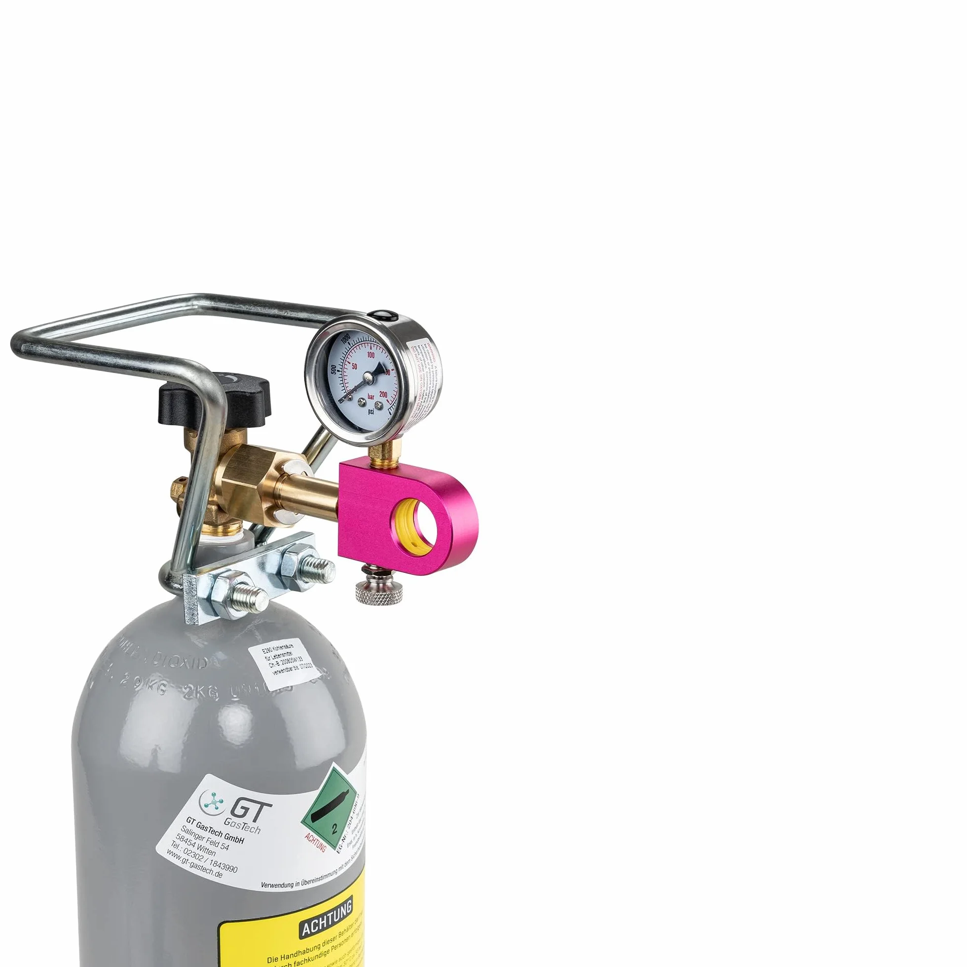 Adapter do przelewu CO2 do saturatora Duo Quick Connect QC, Art, Crystal 3.0 i Terra | adapter do przelewania gazu CO2 z dużych butelek do nowych cylindrów Quick Connect CO2