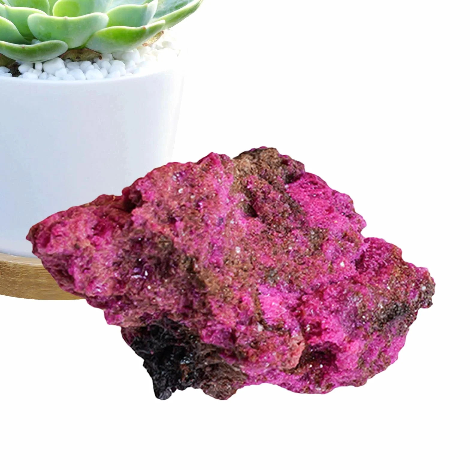 Czerwony korund - dekoracyjne kamienie szlachetne do stylizacji domu i ogrodu, autentyczny minerał o ponadczasowym pięknie, wszechstronny akcent na biurko, patio, do salonu, 50-100 g