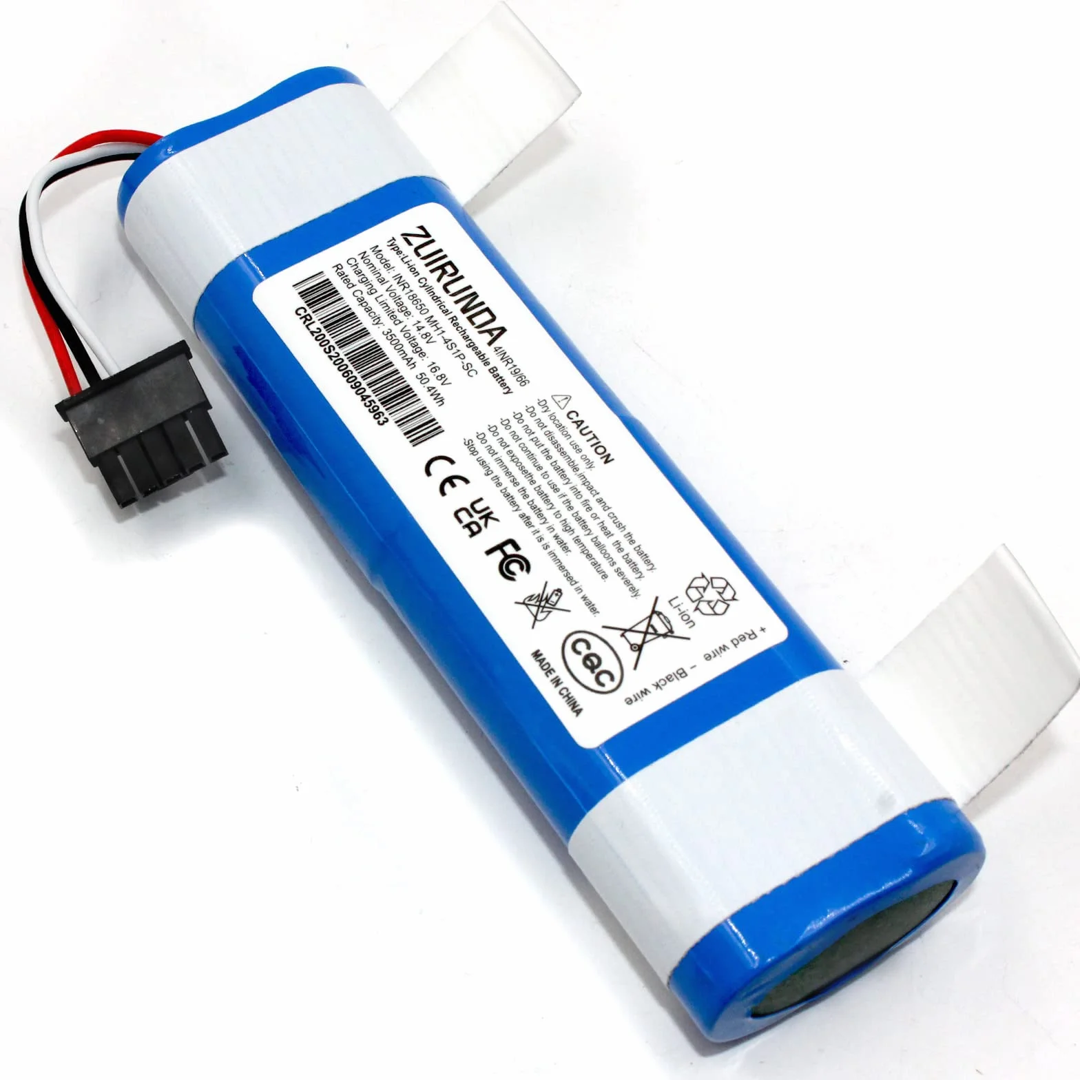 14.4V 3500mAh Li-Ion Zastępczy akumulator do Xiaomi Mi Mop Pro, Mi robot sprzątający i mopujący Pro dla XIAOMI (Mijia) Odkurzacz i mop STYTJ02YM
