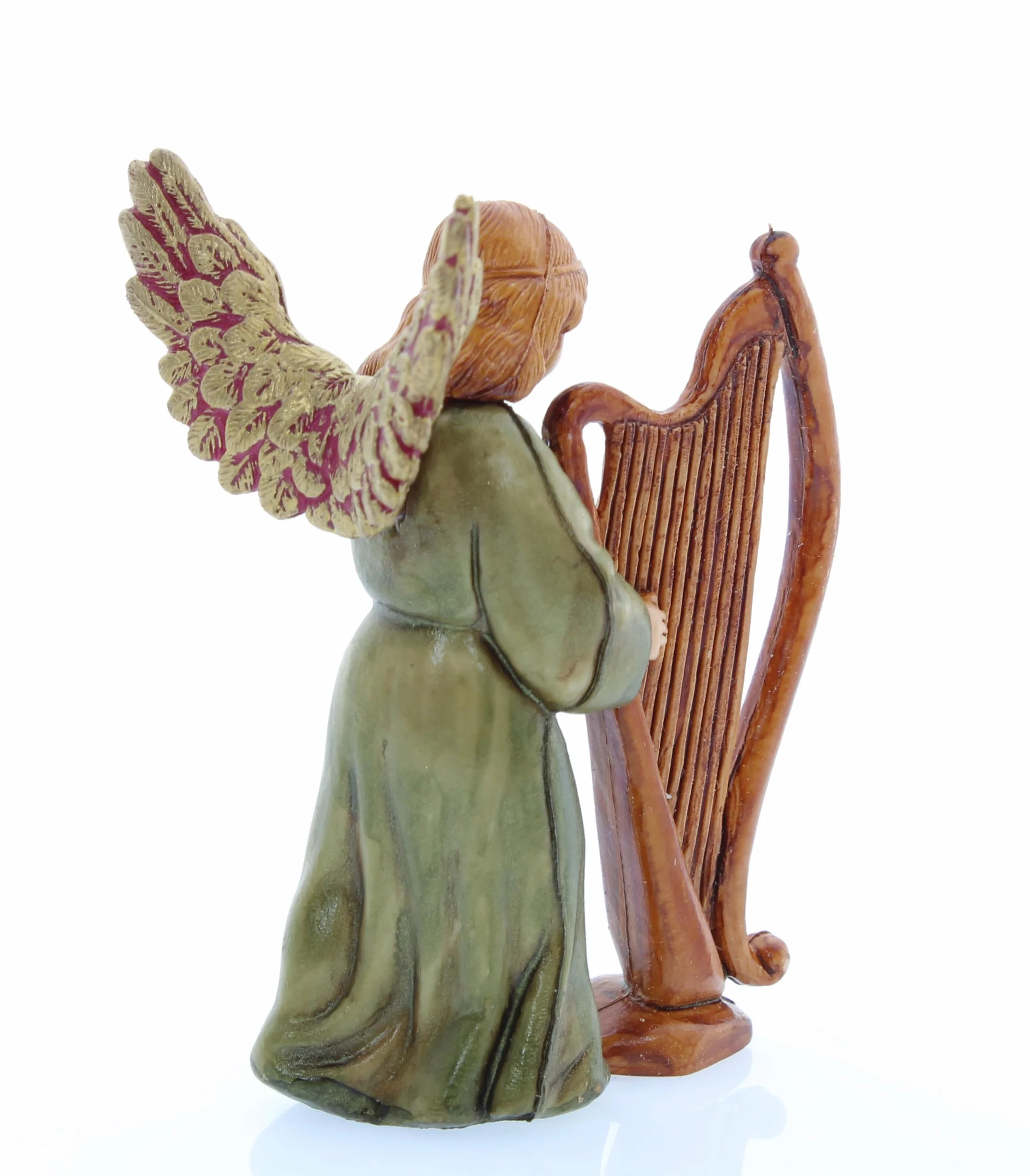 Moranduzzo Angelo con Harpa, 11 cm, Wielobarwny
