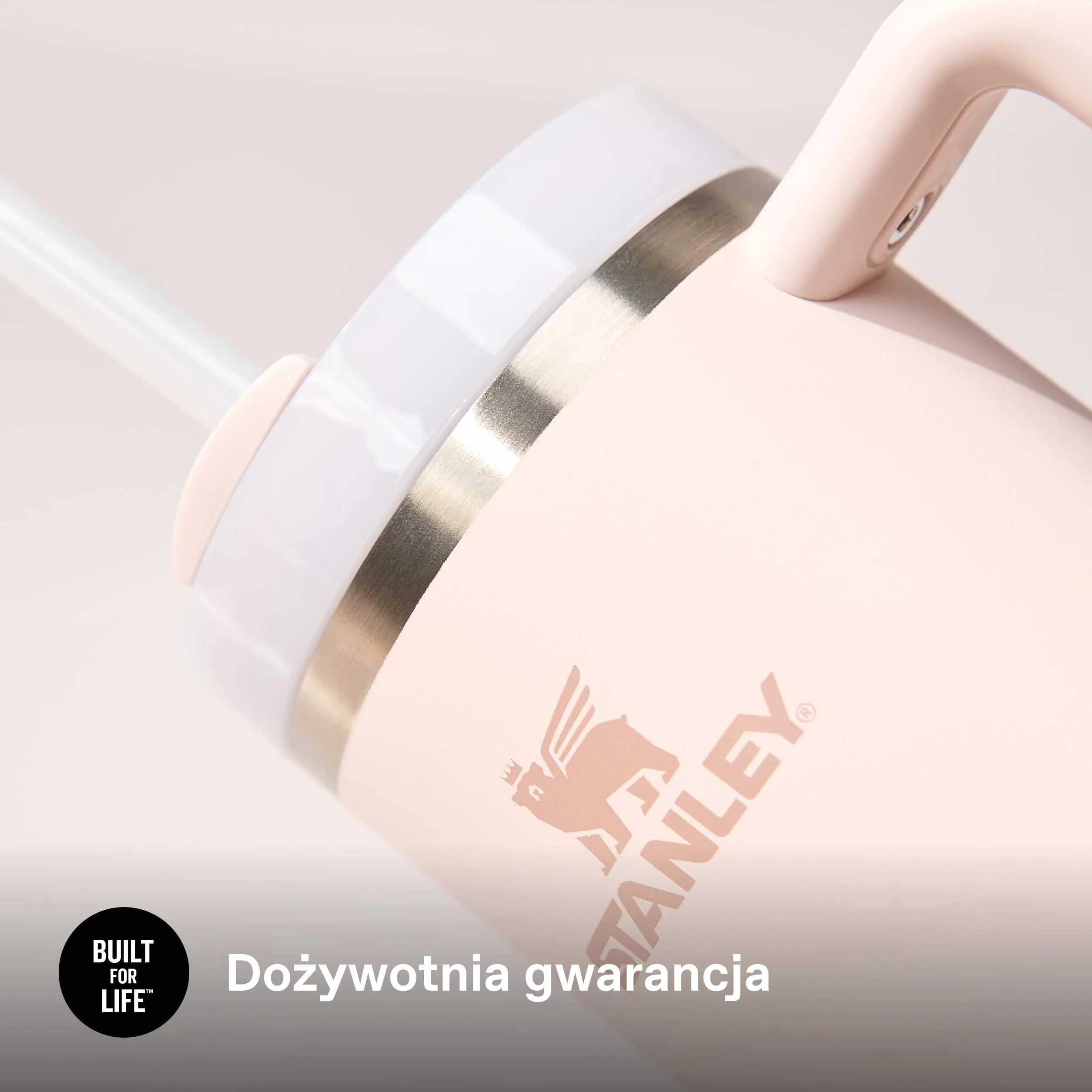 Stanley 1913 Quencher H2.0 FlowState Tumbler Kubek Ze Słomką Uchwytem Pokrywką 40 Godzin