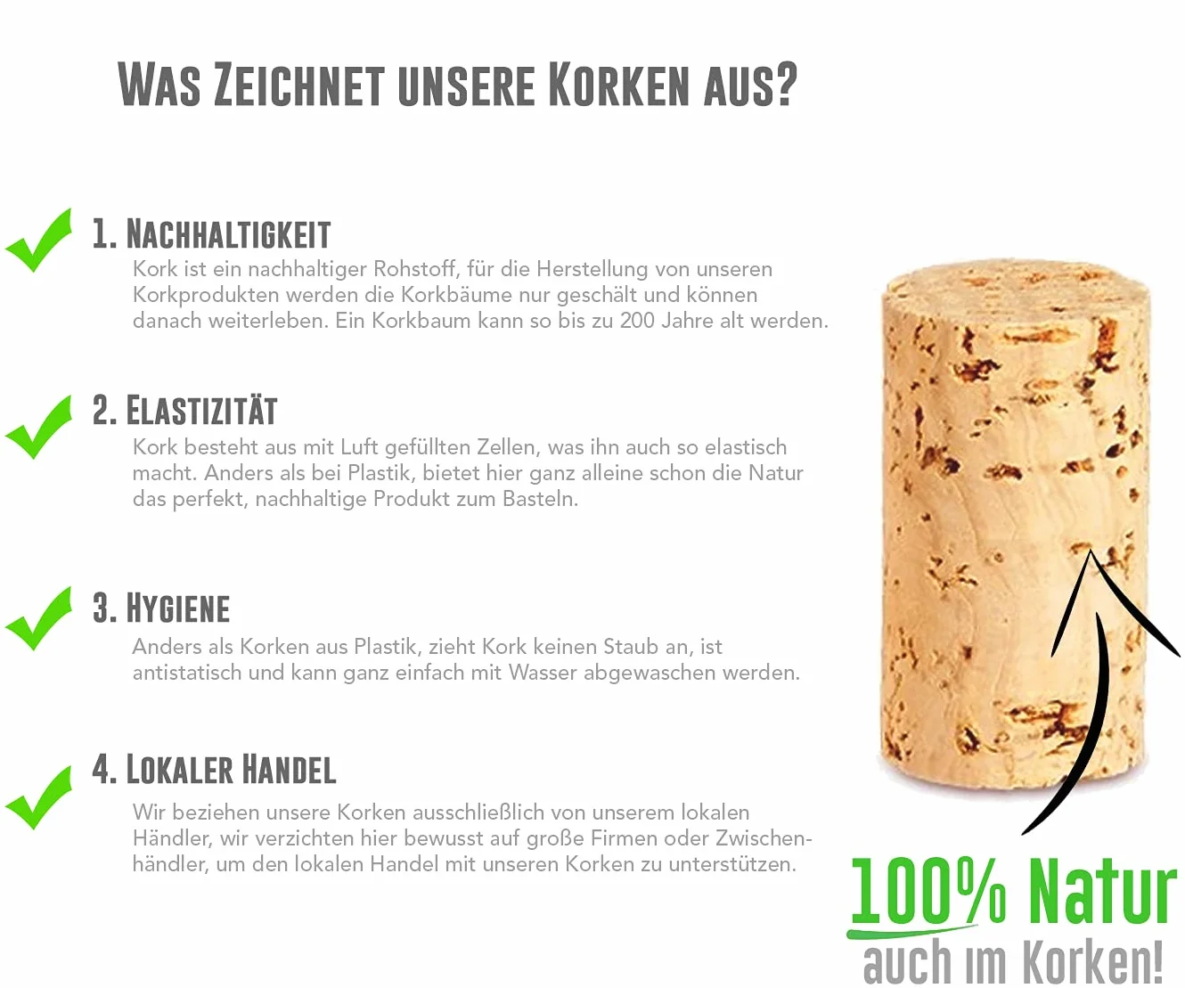 Naturalne korki do butelek z bawełnianym woreczkiem – akcesoria do majsterkowania