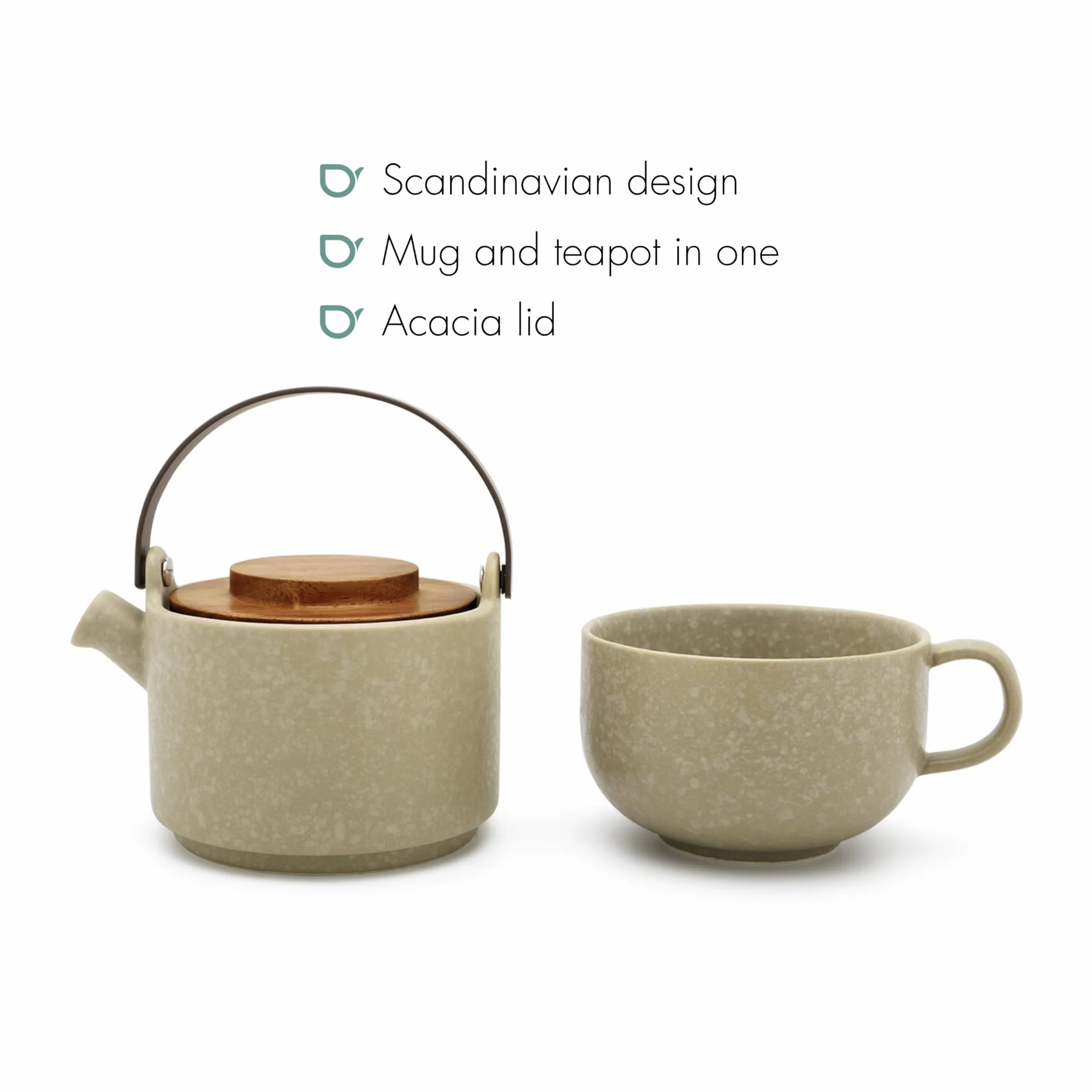 Bredemeijer Tea for one Umea beżowa 500 ml