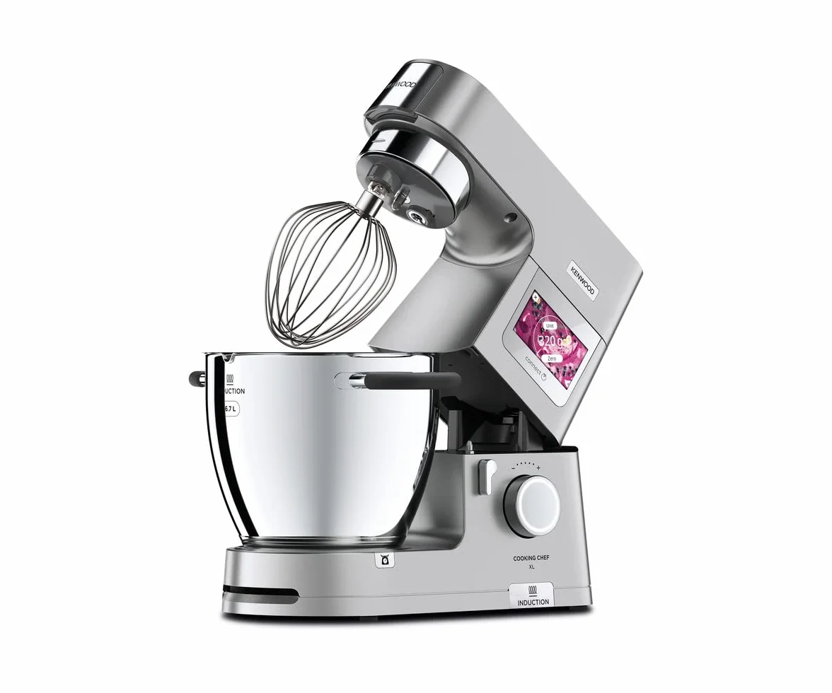 Kenwood KAT71.000SS Trzepaczka ze stali nierdzewnej, akcesoria do robotów kuchennych Kenwood Trzepaczka do balonów, odpowiednia dla wszystkich kucharzy XL, nadaje się do mycia w zmywarce, srebrna