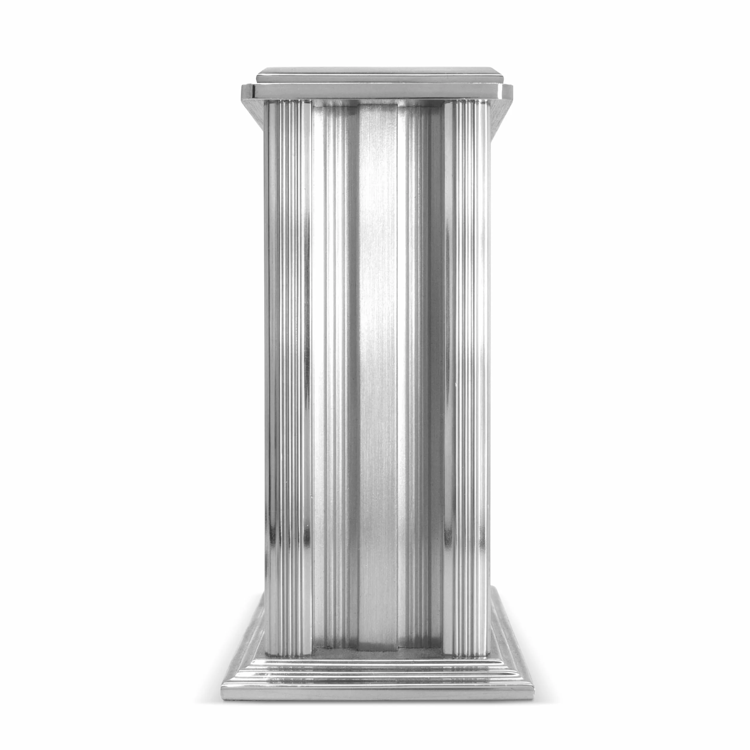 Acctim Zegar kominkowy, metal, srebrny, 13,7 x 15,5 x 6,8