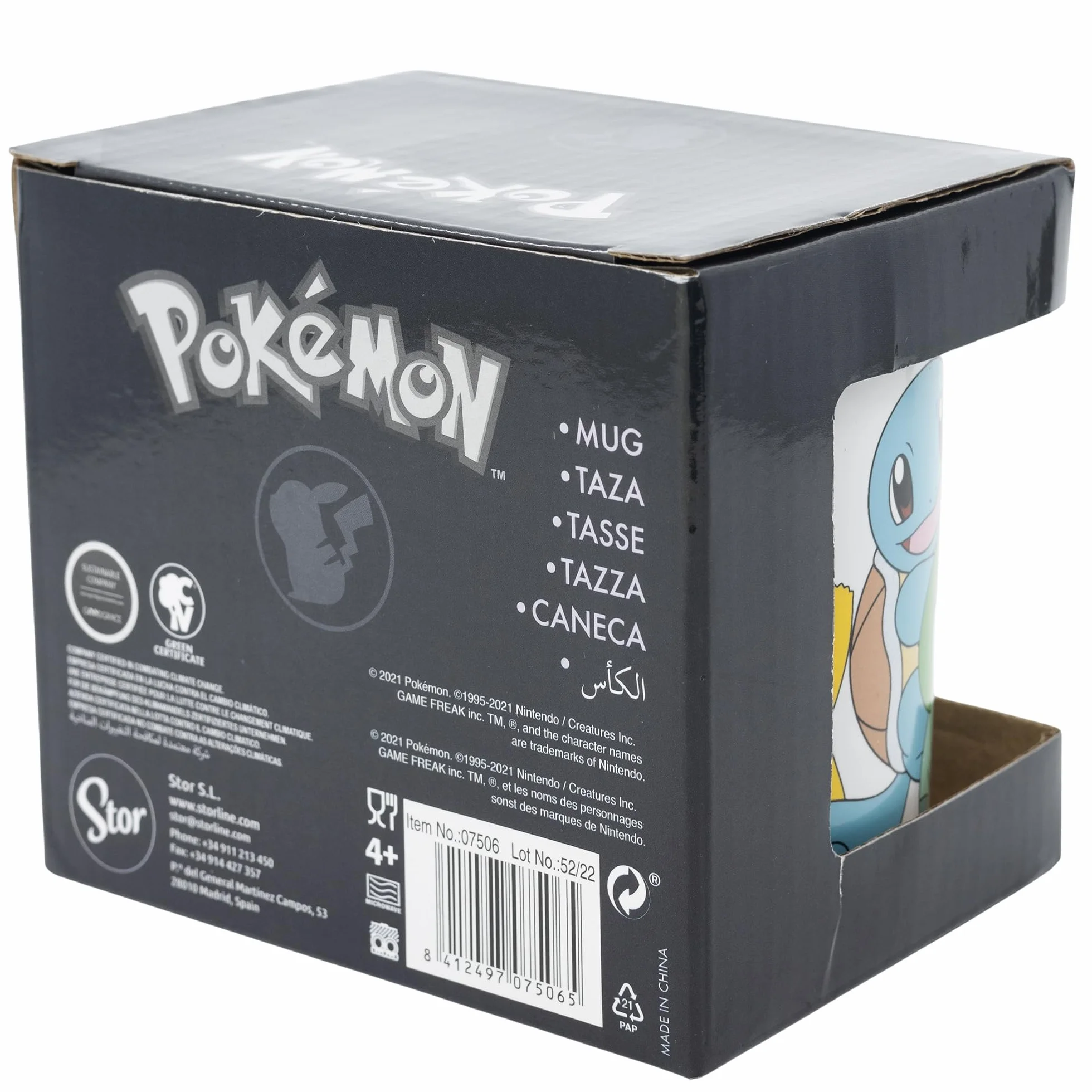 Stor Kubek ceramiczny o pojemności 325 ml w pudełku upominkowym Pokemon