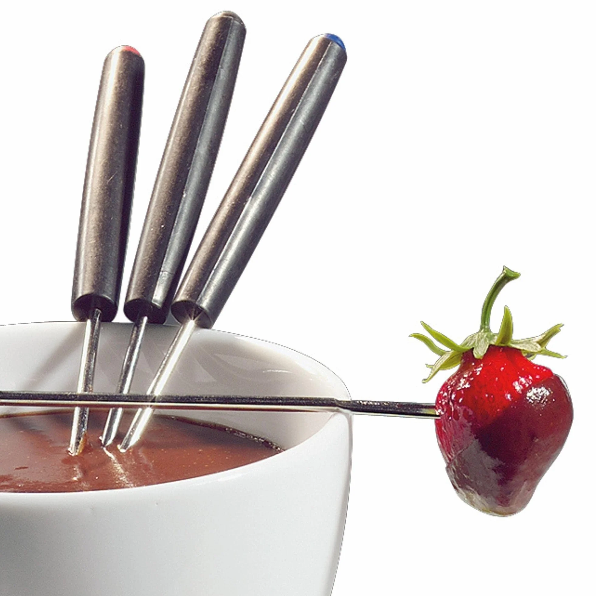 Cilio Czekoladowe fondue zestaw 6-częściowy, Ø 12 cm, porcelana