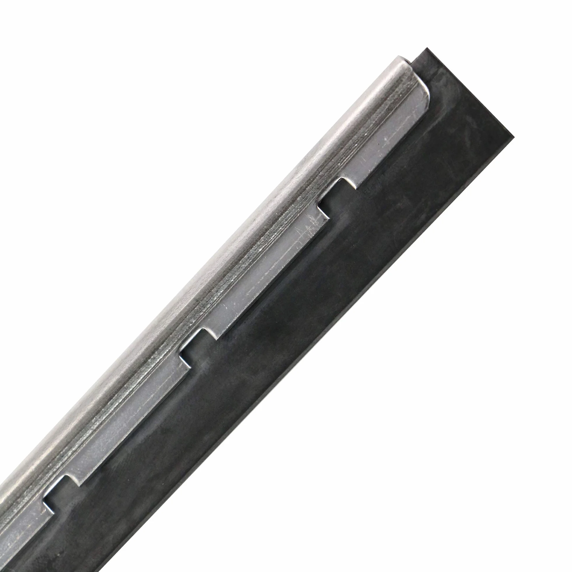 UNGER ErgoTec rakiel do okien 45 cm – gumowy ściągacz, kanał ze stali nierdzewnej i gumowy uchwyt – sprzęt do czyszczenia okien UNGER