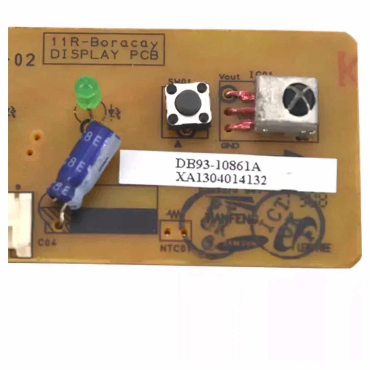 Samsung DB93-10861A DB41-01017A Płyta Sterująca Klimatyzatora Jednostka Wewnętrzna