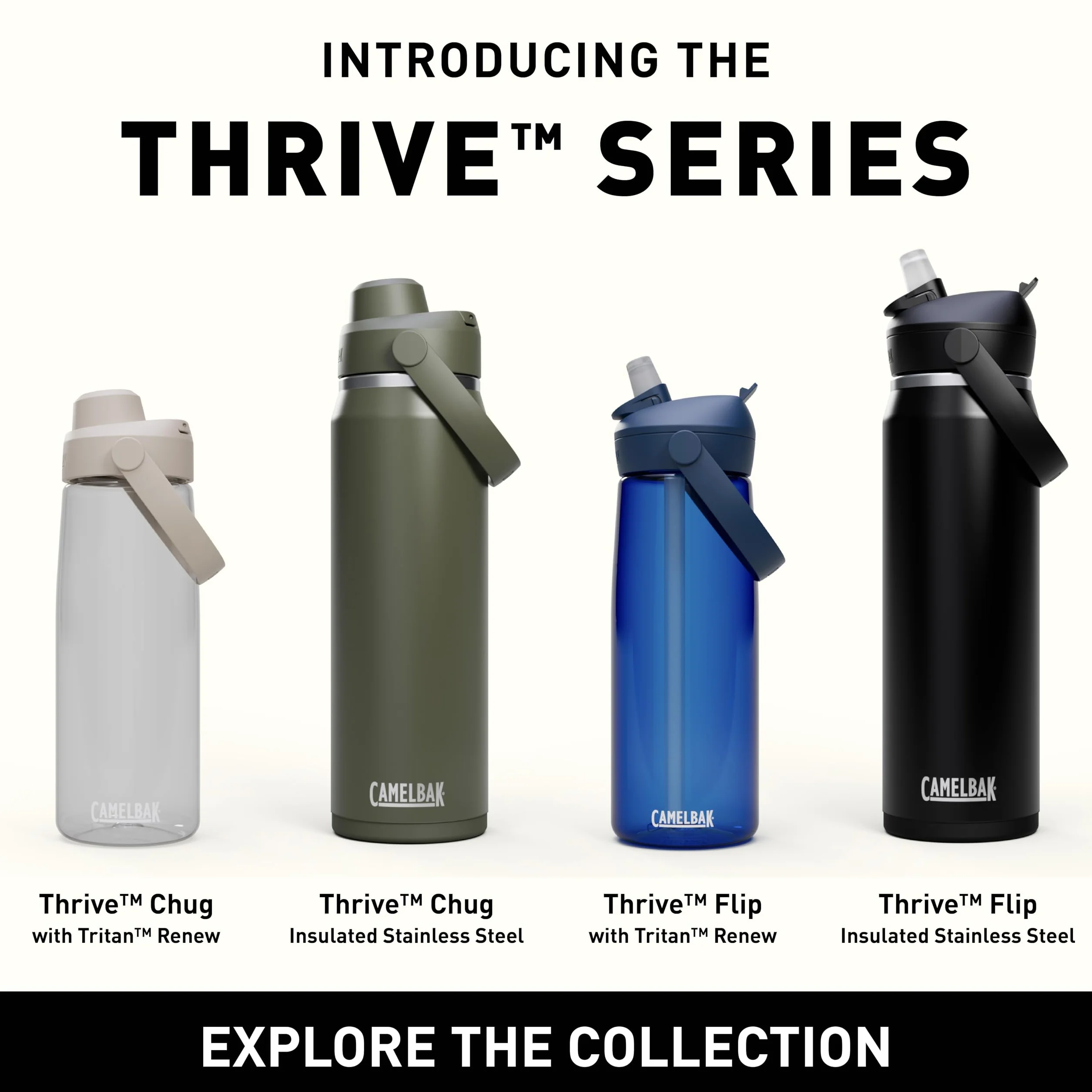 CamelBak Thrive Chug izolowana butelka na wodę ze stali nierdzewnej Sierra Red, 946 ml