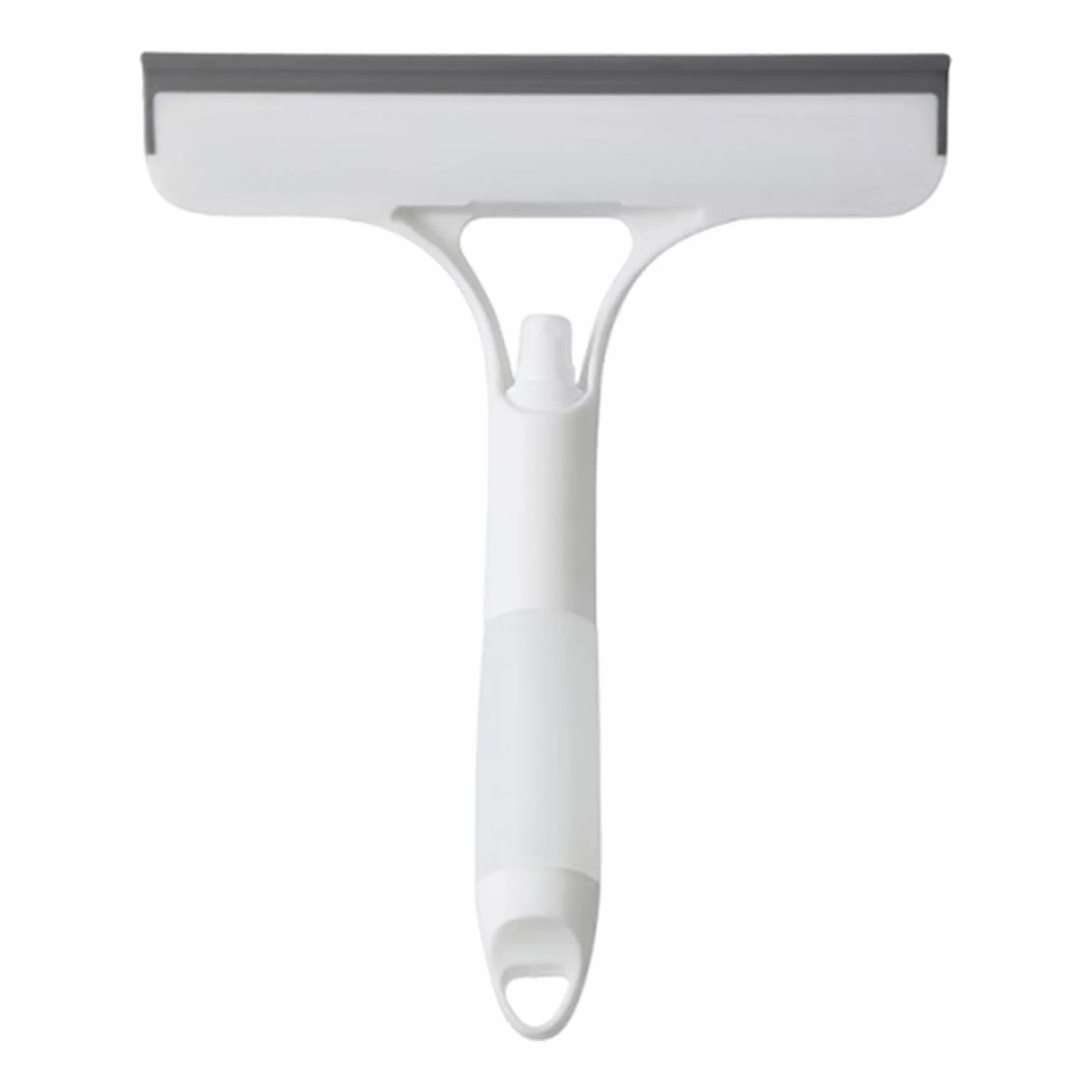 Window Squeegee with Built-in Spray Function, 8.46x10.12x1.18 inches, Glass Cleaner, Compact Handheld Tool for Home Bathroom
