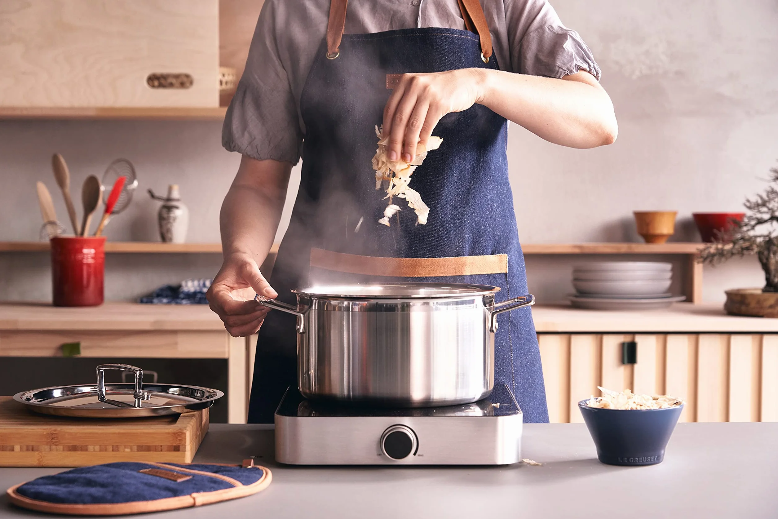 Le Creuset uchwyt na długopisy materiał tekstylny