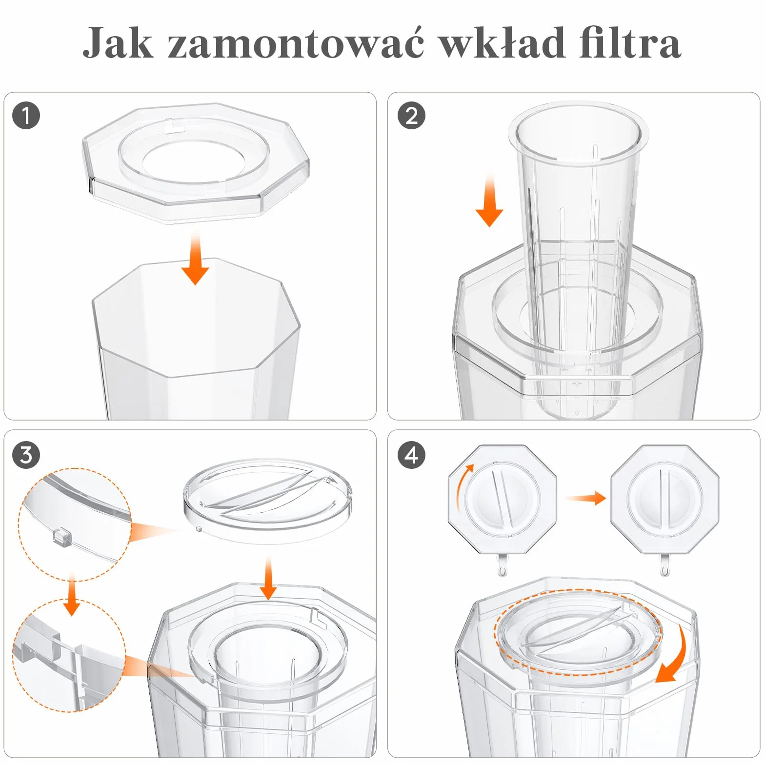 Lifewit Dozownik Napojów 6L z Kranikiem, Zestaw 2 Plastikowe Dzbanki do Koktajli, Soków i Lemoniady