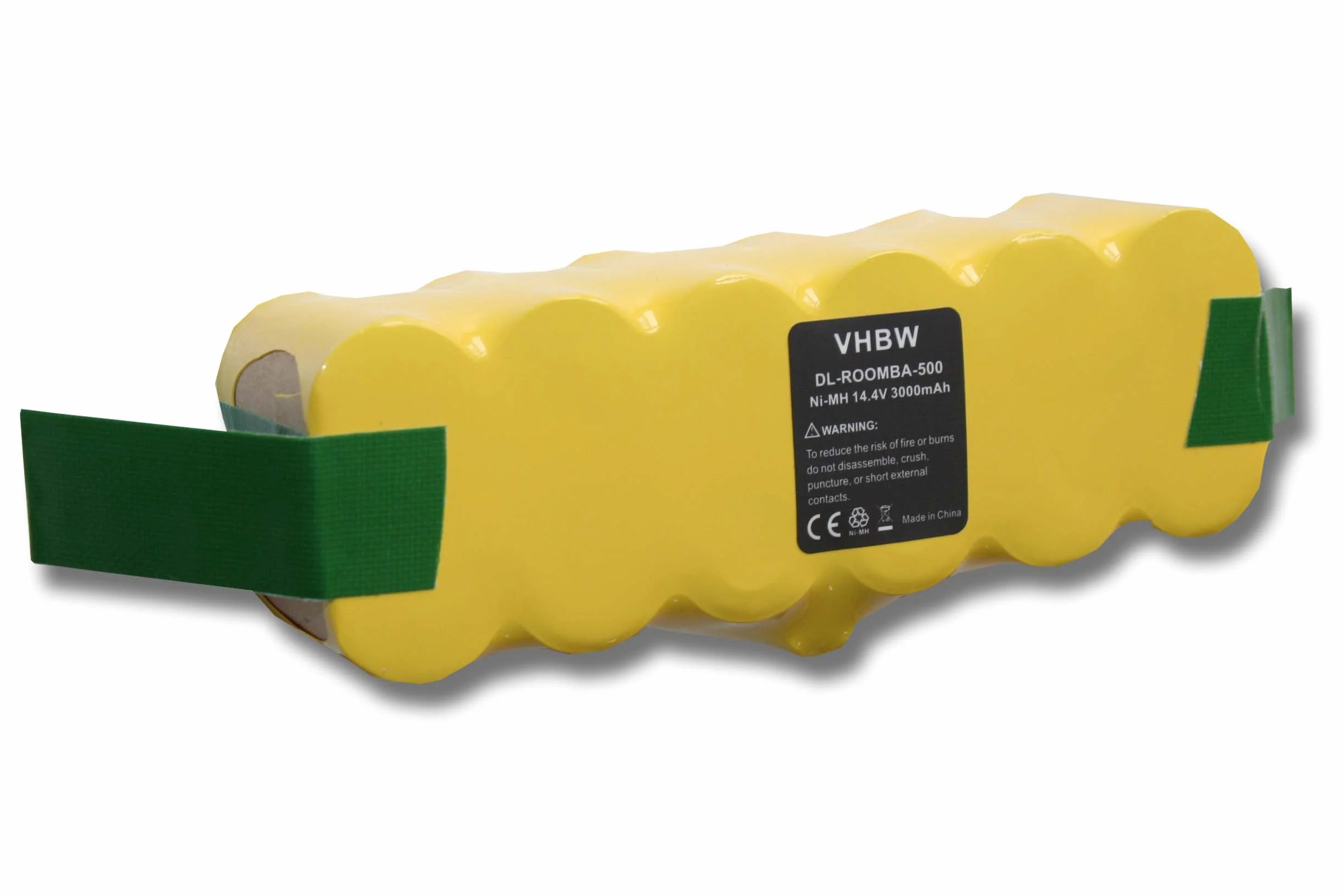 vhbw Ni-MH akumulator 3000 mAh (14,4 V) pasuje do iRobot Roomba 565, 570, 580, 581 zamiennik odkurzacza 11702, GD-Roomba-500, VAC-500NMH-33.