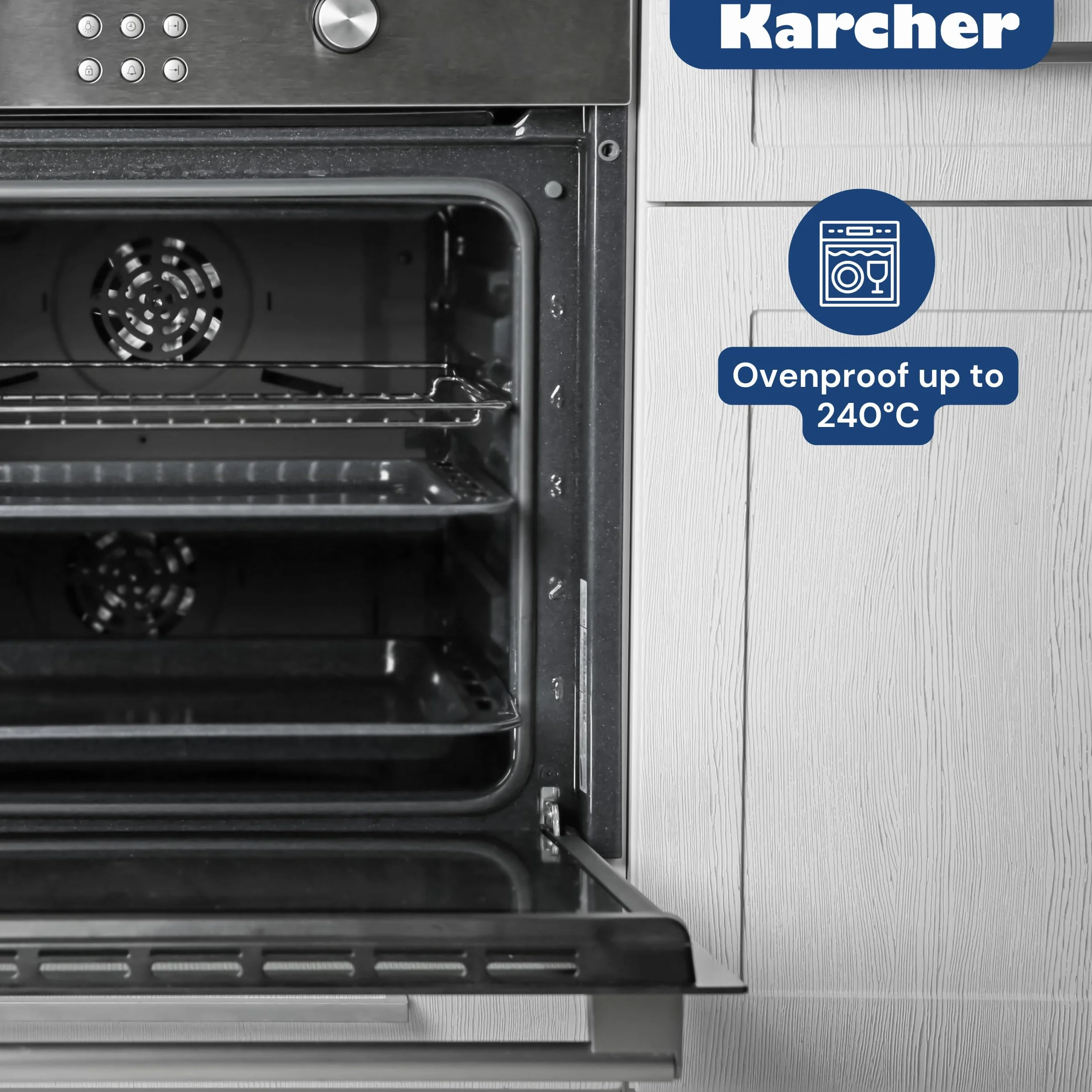 Kärcher Tork kulkowy, Brytfanna, Czarny, 8,7l
