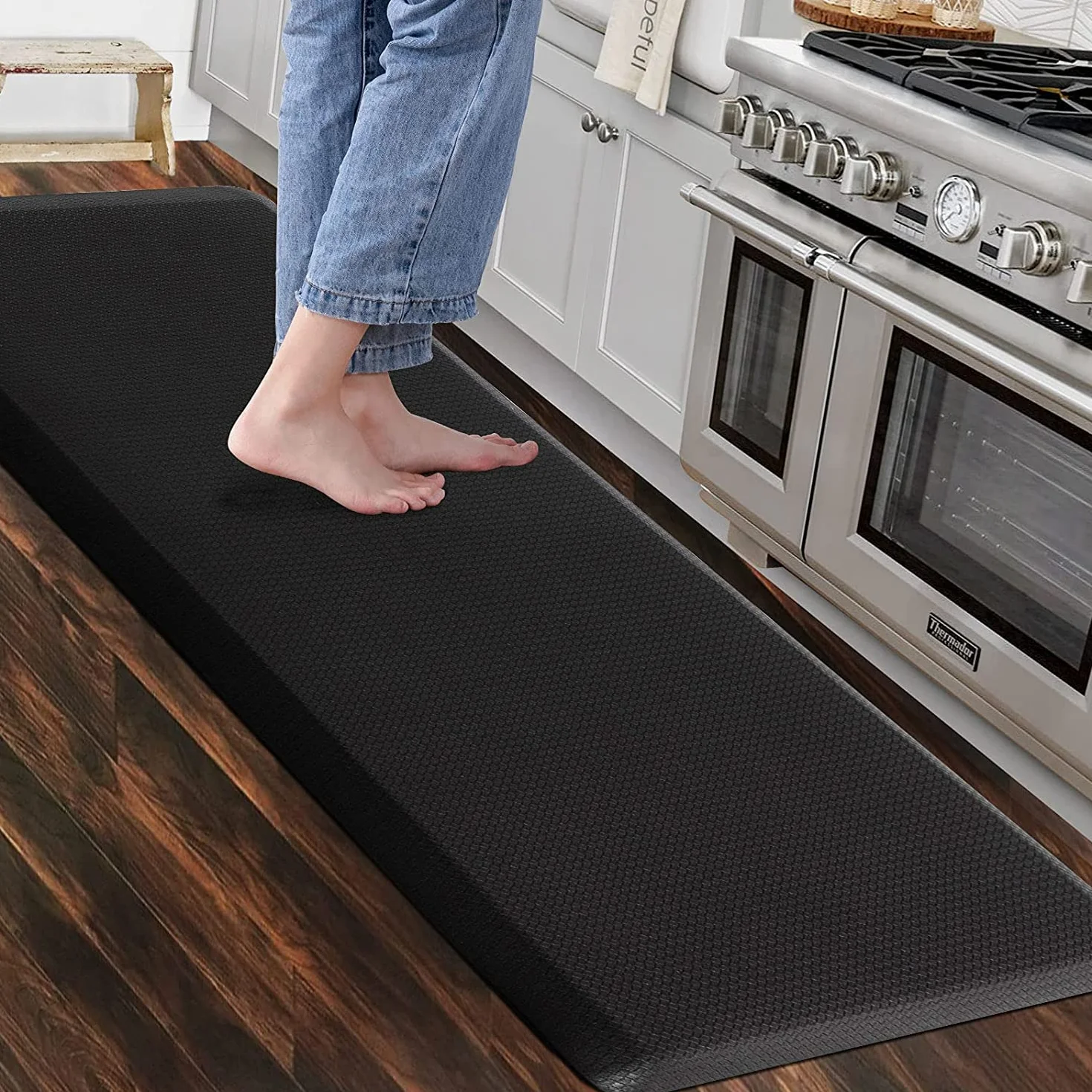 Carvapet Antypoślizgowy dywanik kuchenny z pianki PCW zmywalny 44 x 152 cm