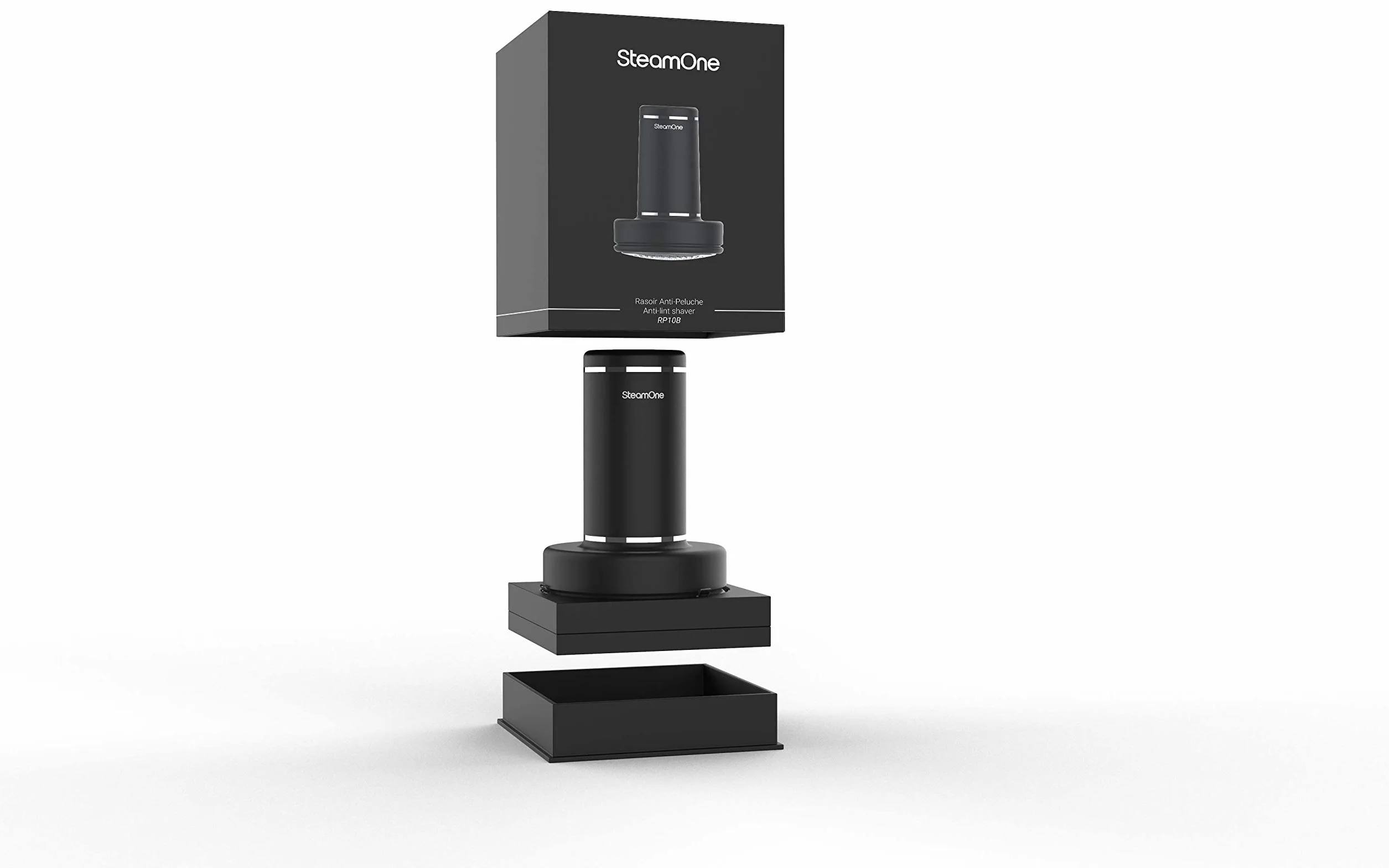 STEAMONE Golarka do odzieży z akumulatorem USB C 3 ostrza ze stali nierdzewnej RP10B