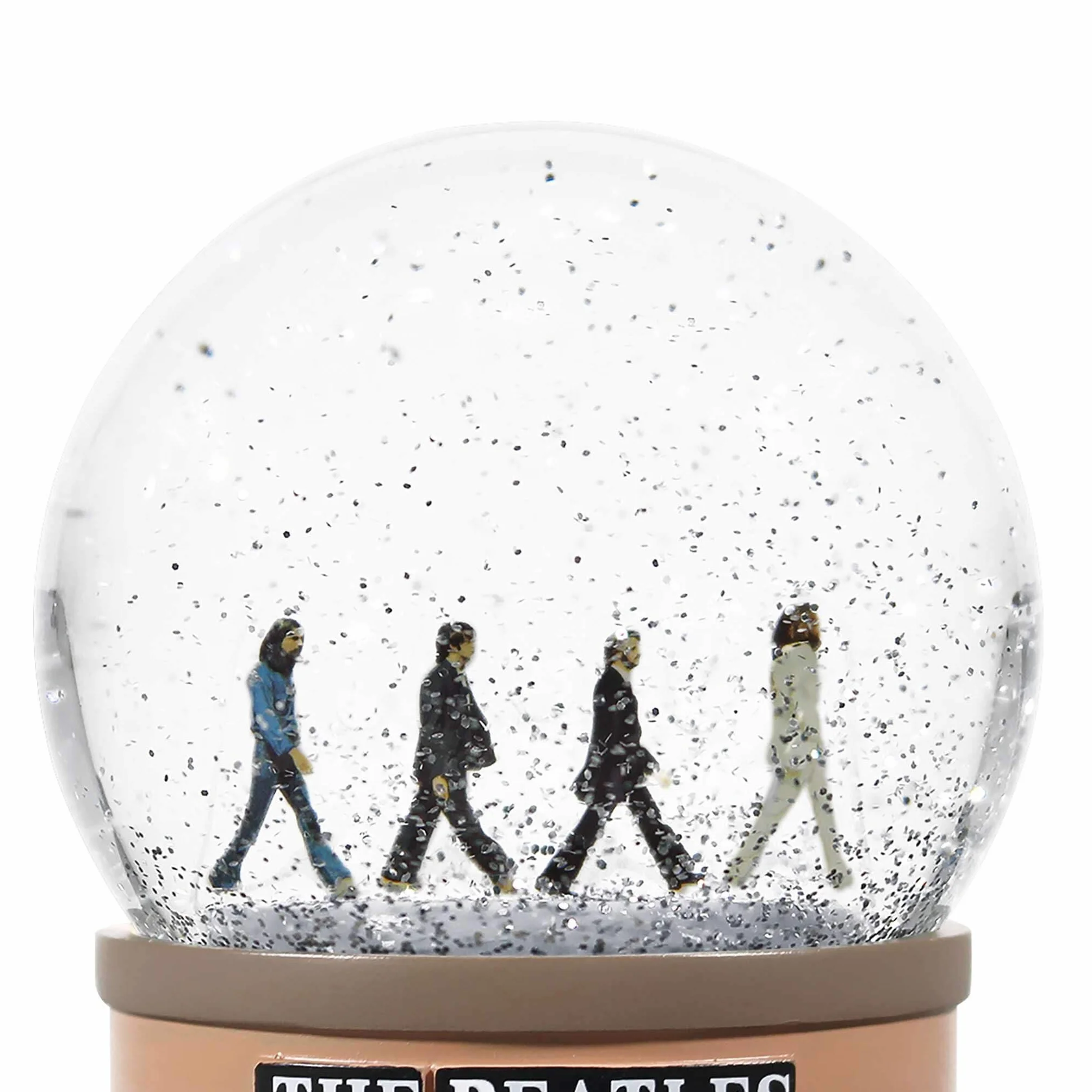Half Moon Bay | Abbey Road Snow Globe | The Beatles Snow Globes dla dorosłych | Dziwaczne ozdoby świąteczne i dekoracje świąteczne | Zabawna kopuła śnieżna | Prezenty The Beatles i prezenty muzyczne |