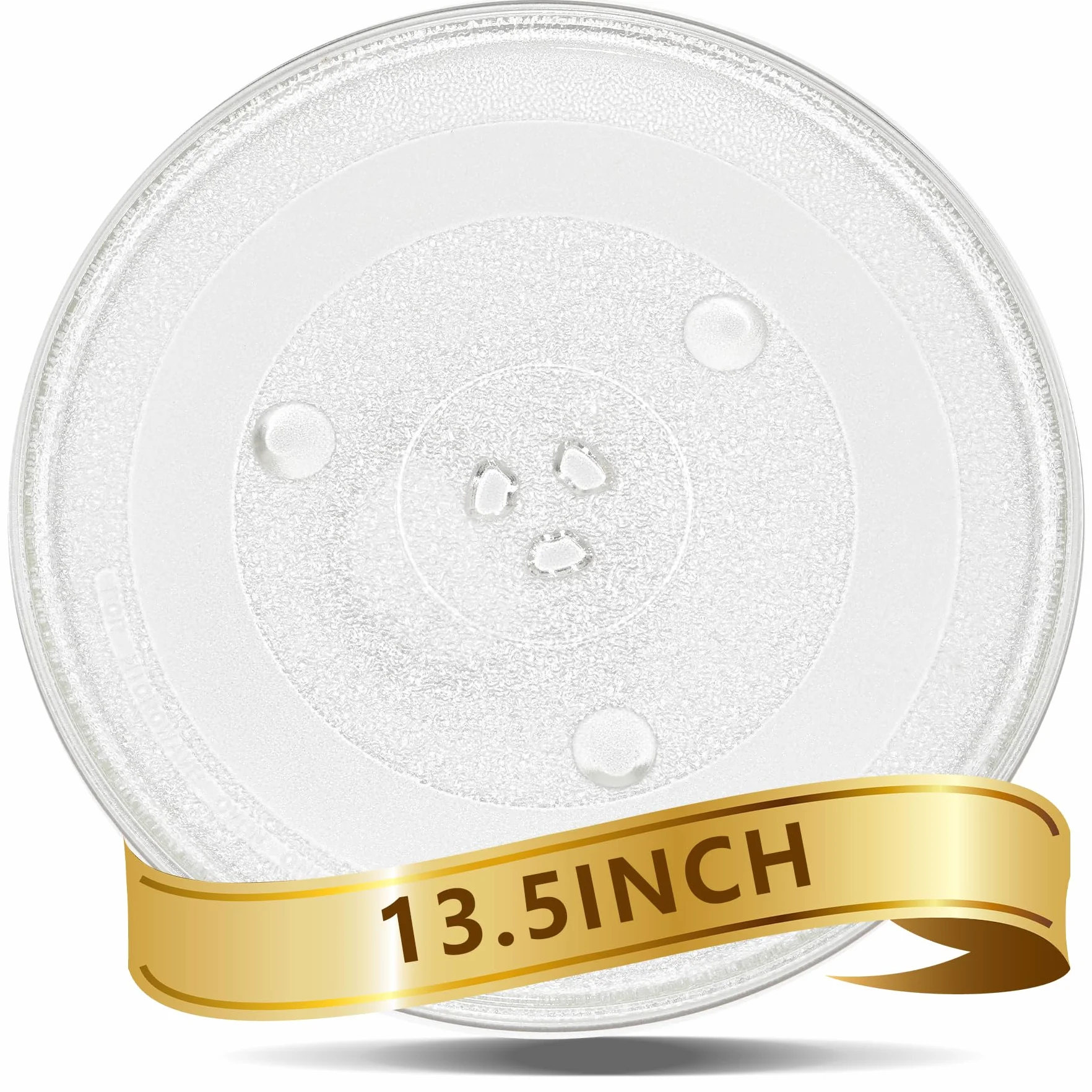 LEICHTEN Wymienny szklany talerz do kuchenki mikrofalowej 13 1/2" (34,3 cm) kompatybilny z Panasonic