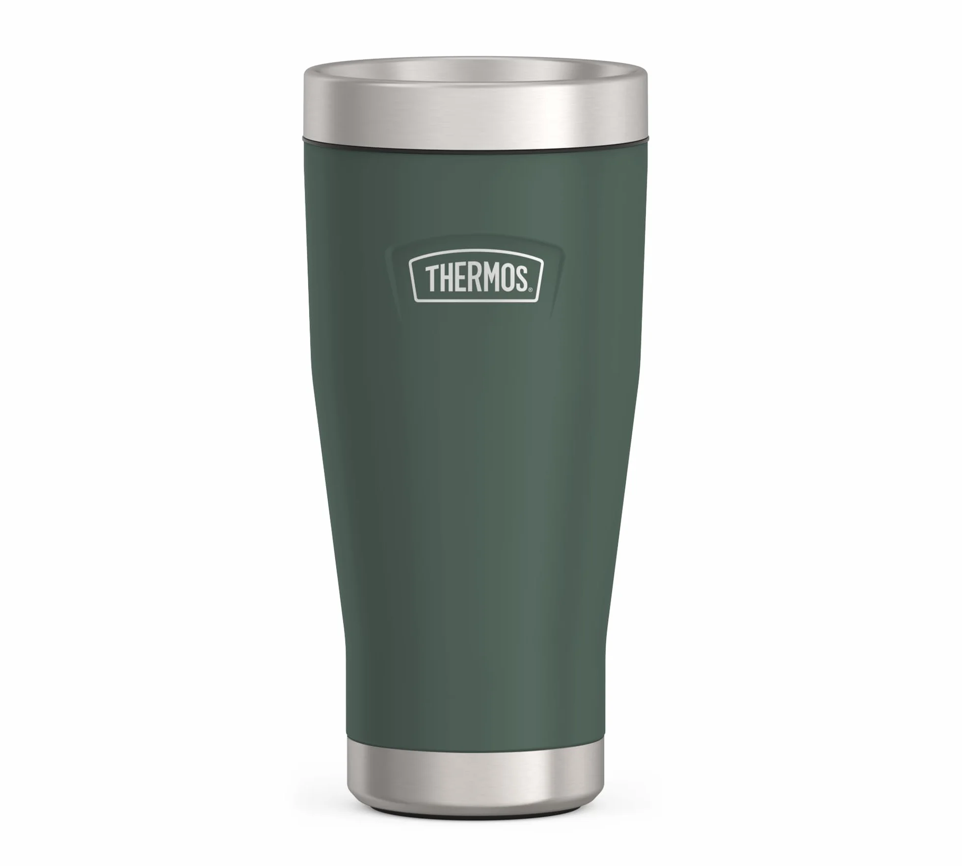 Thermos ICON MUG kubek termiczny 0,47 l, zielony/leśny mat, kubek termiczny 470 ml, kubek do kawy na wynos ze stali nierdzewnej, kubek izolacyjny, 7 h gorący/zimno 22 h, nadaje się do mycia w