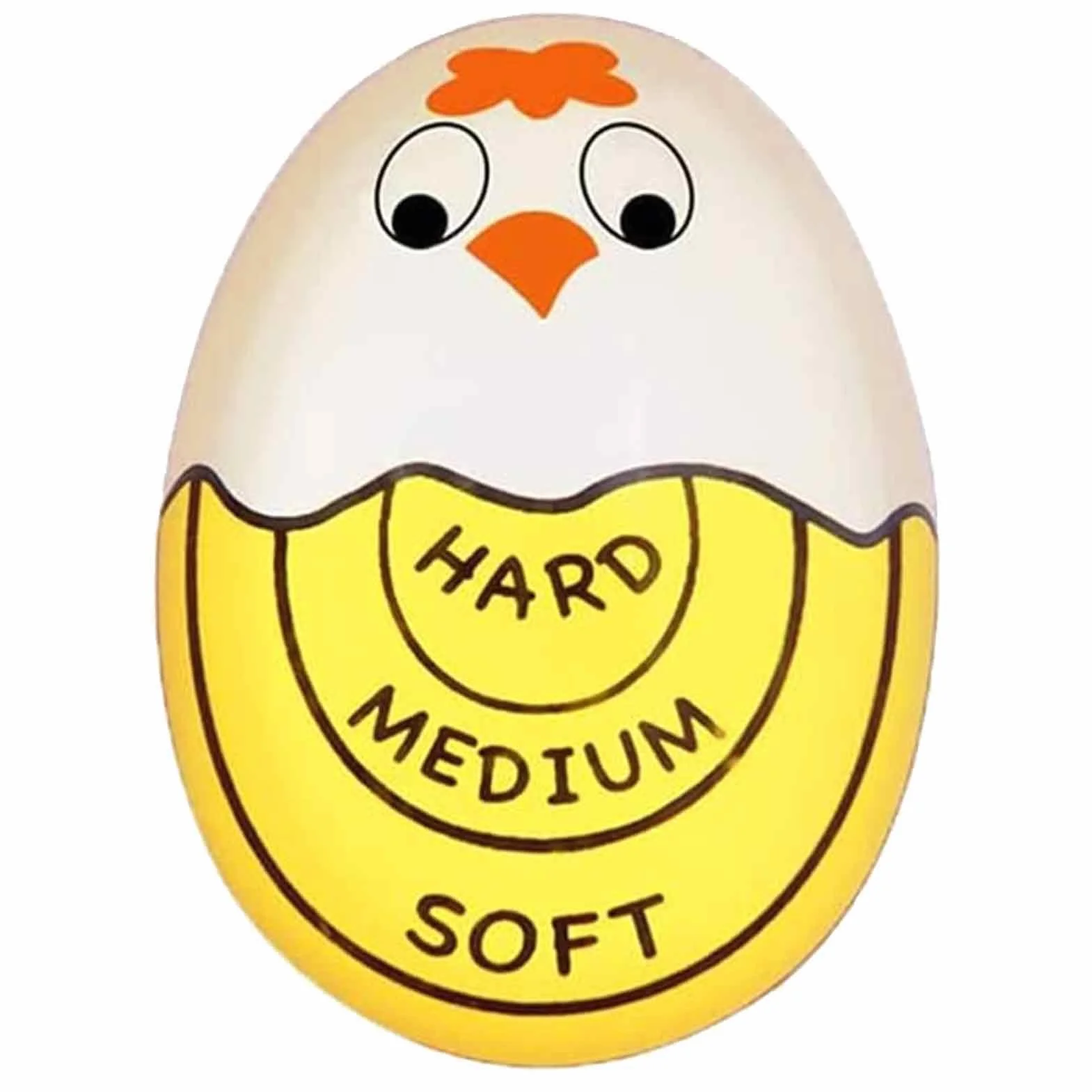 Hard Boiled Egg Timer, kolorowy gad?et zmieniaj?cy kolor do doskona?ych jaj, ?dzia do gotowania ?ywno?ci dla domu, Dorm, restauracji i gotowania, materia?: ?ywica, 2,17 x 1,57 x 1,26 cala