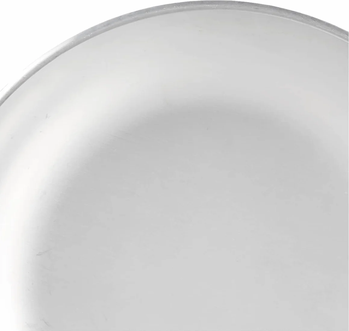 Pentole Agnelli Patelnia z łbem wpuszczanym, wykonana z aluminium, grubość 5 mm, z uchwytem ze stali nierdzewnej, srebrna 28 cm, srebrna