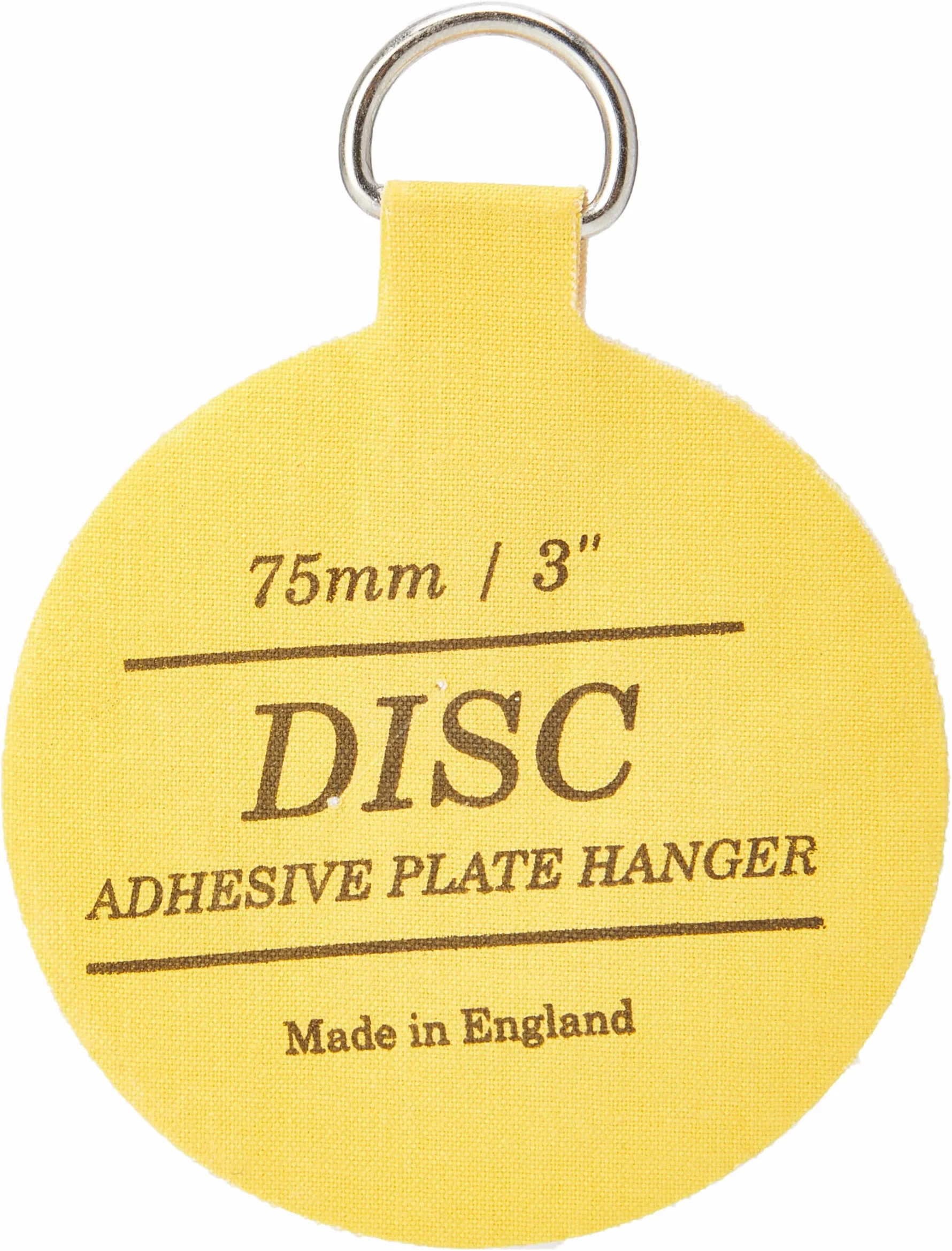 Disc 14226 75 mm samoprzylepny wieszak na talerze, żółty