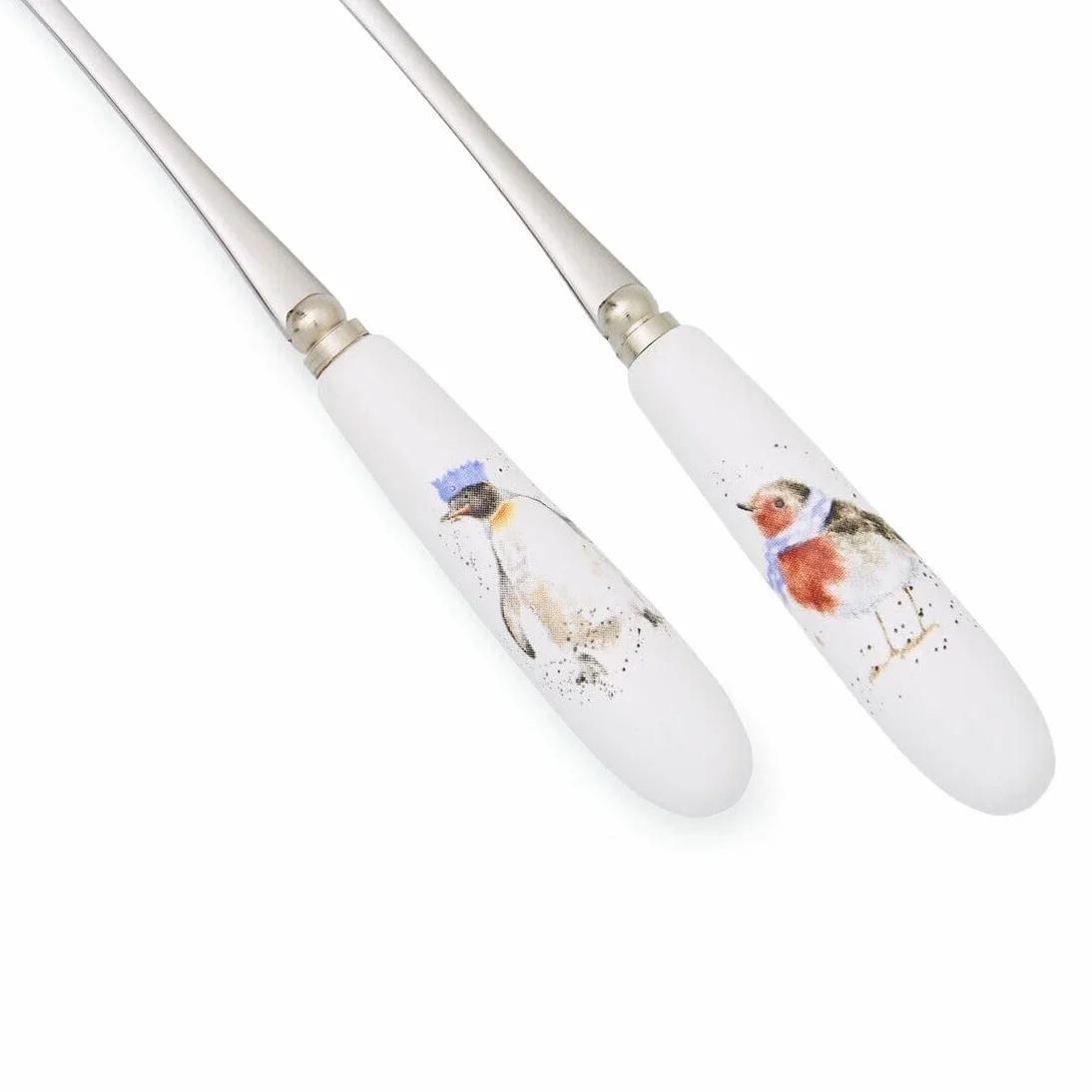 Royal Worcester widelce do ciasta S/6 wielokolorowe