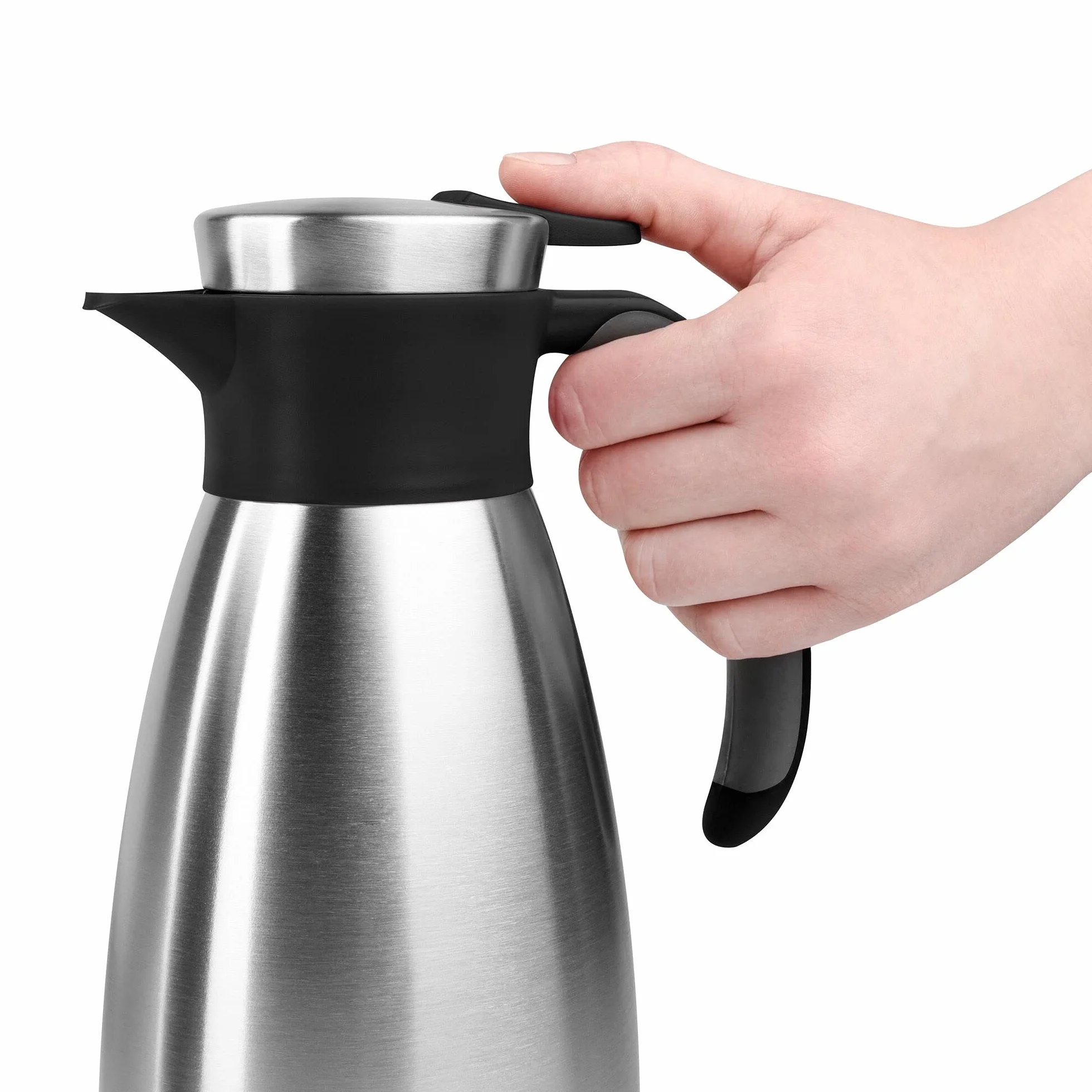 TEFAL SOFT GRIP karafka termiczna 1L CZARNY - K3043114