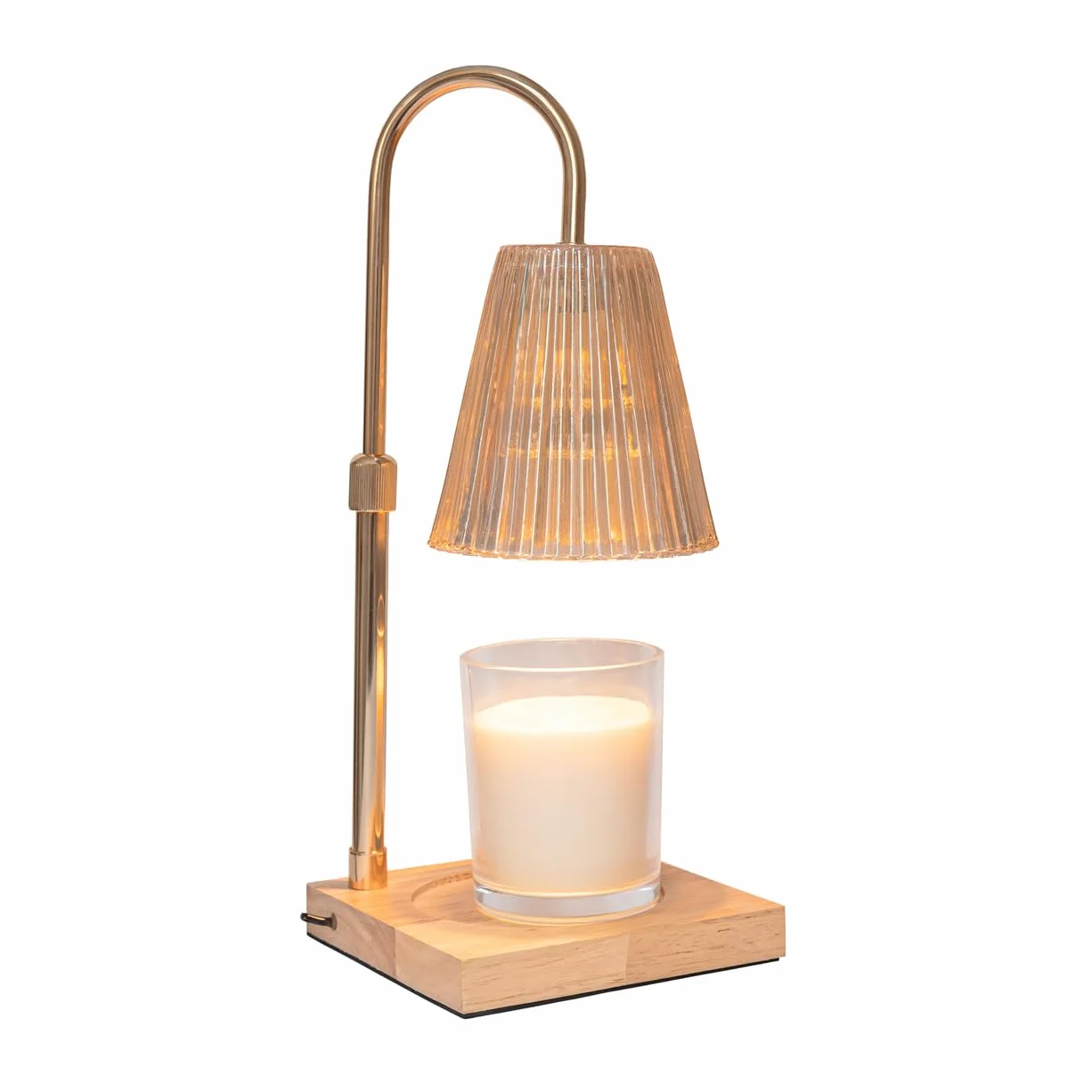 Flamingueo Lampa Podgrzewacza Świec - Podgrzewacz do Świec, Candle Warmer Lamp z Timerem, Lampka do Świec, Regulowana Intensywność, Lampka Nocna