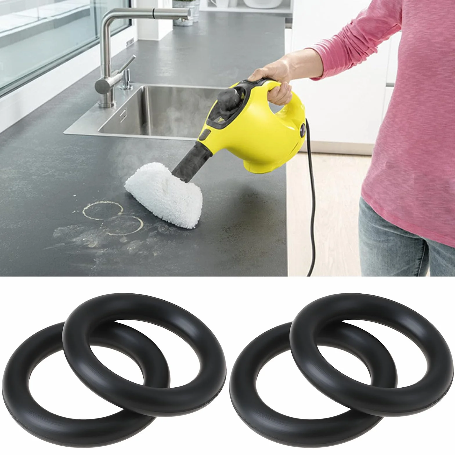 O-ringi do czyszczenia parowego 7,5 x 11,1 x 1,8 mm kompatybilne z Karcher SC2 SC3 SC4 SC5 CT10