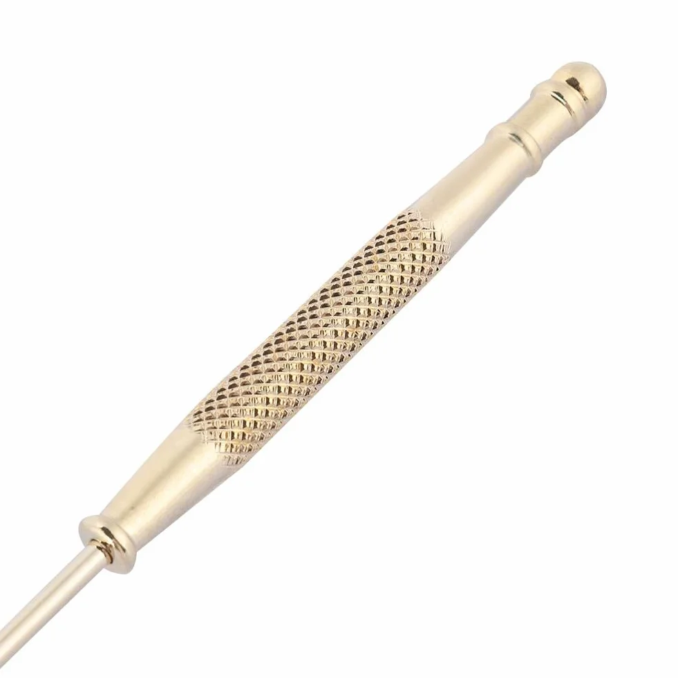 Snuffer do świec ze stali nierdzewnej Wick Snuffer Snuffer Akcesoria do osłon świec Narzędzie do świec Świeca dzwonki z długim uchwytem do bezpiecznego gaszenia świecy (złoto)
