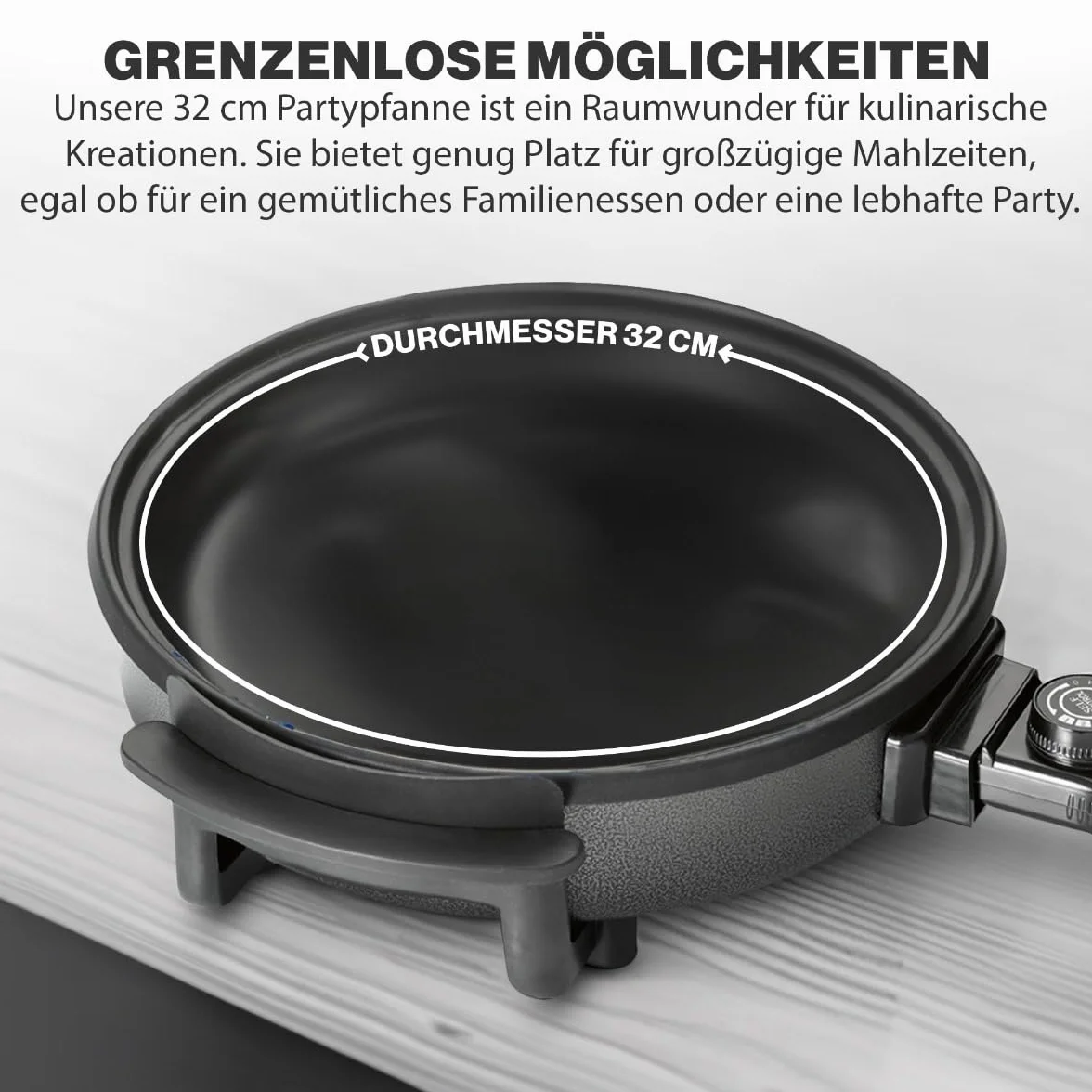 Clatronic PP 3401 Patelnia Imprezowa 1550 W
