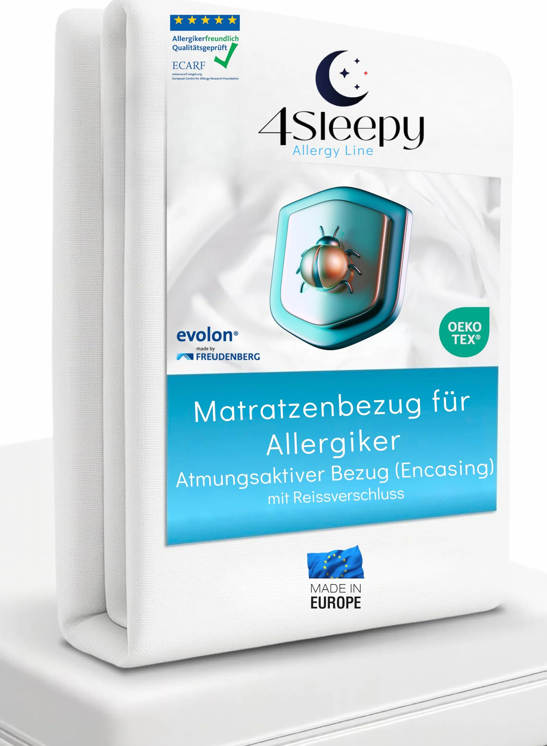 Pokrowiec przeciwroztoczowy na materac 90x200x20 dla alergików zmywalny Encasing