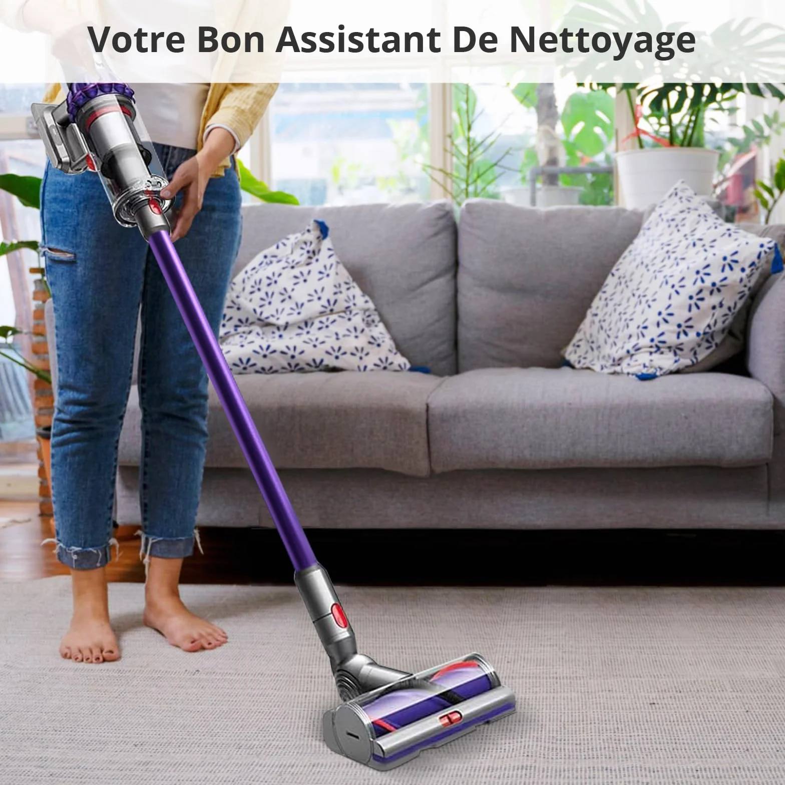 Rura teleskopowa do Dyson V11 V10 V15 V8 V7 73 cm Szybkozłączka 2w1