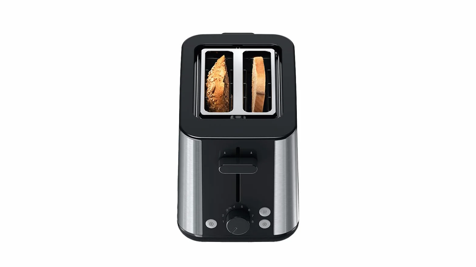 Braun Toster PurShine 2-gniazdowy 8 poziomów opiekania 900W HT1510BK czarny