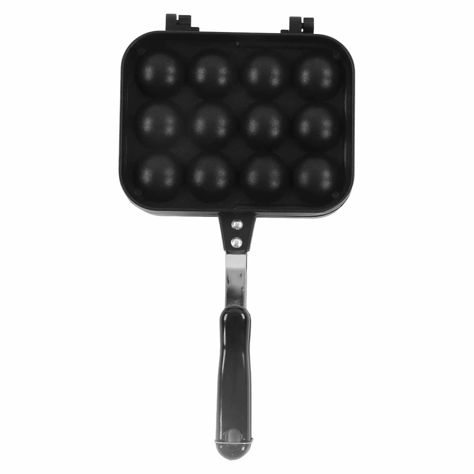 Fyearfly Takoyaki patelnia grillowa 12-otworowa dwustronna forma do gotowania