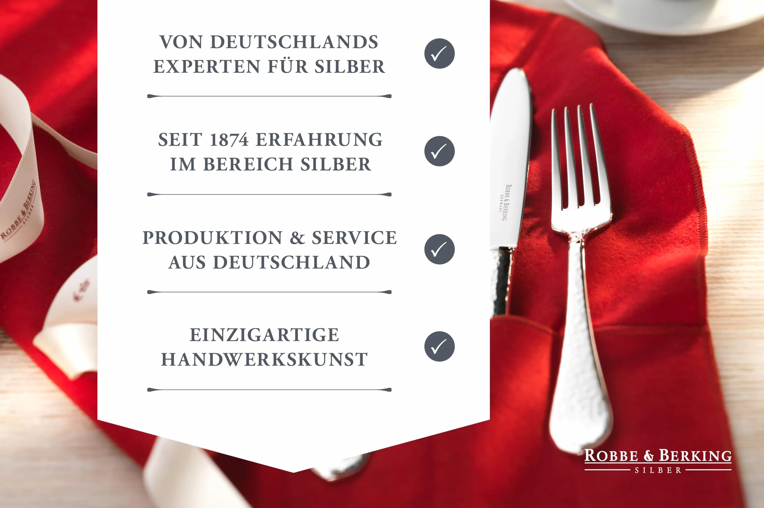 Robbe & Berking Besteck case 12 Menülöffel