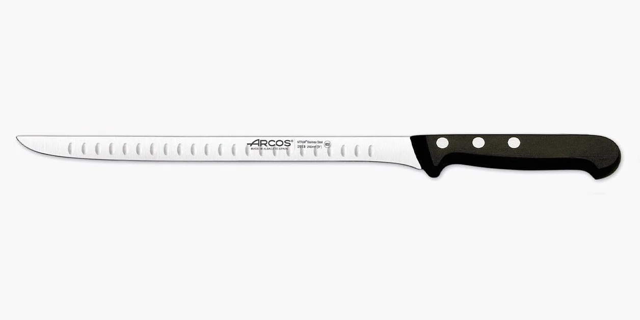Arcos 281801 nóż do szynki uniwersalny 240 mm stal nierdzewna 18/8 POM czarny
